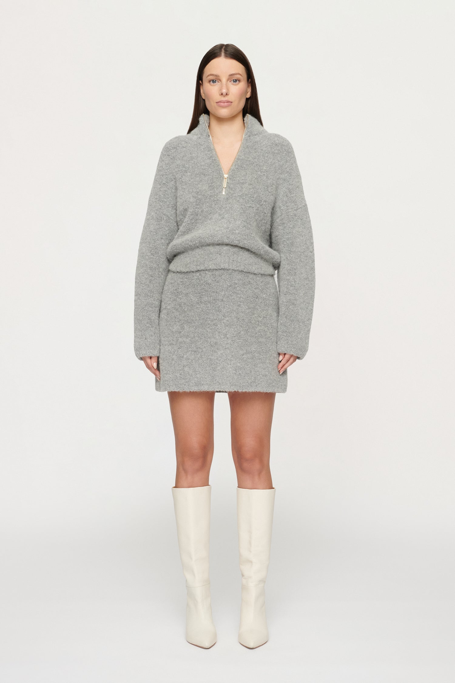 BOYD BOUCLE HALF ZIP