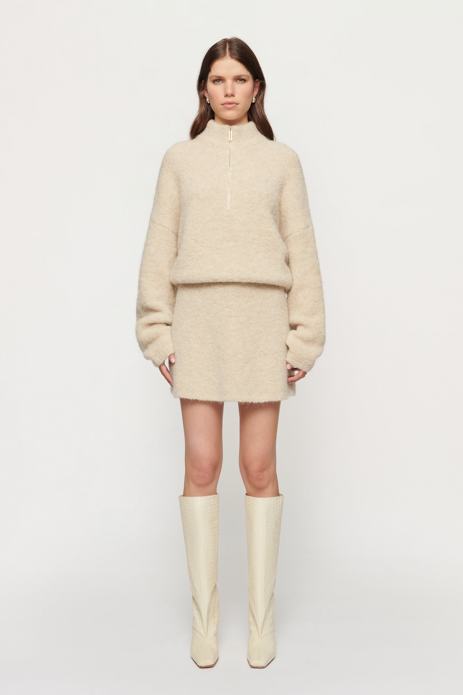 PENN BOUCLE MINI SKIRT
