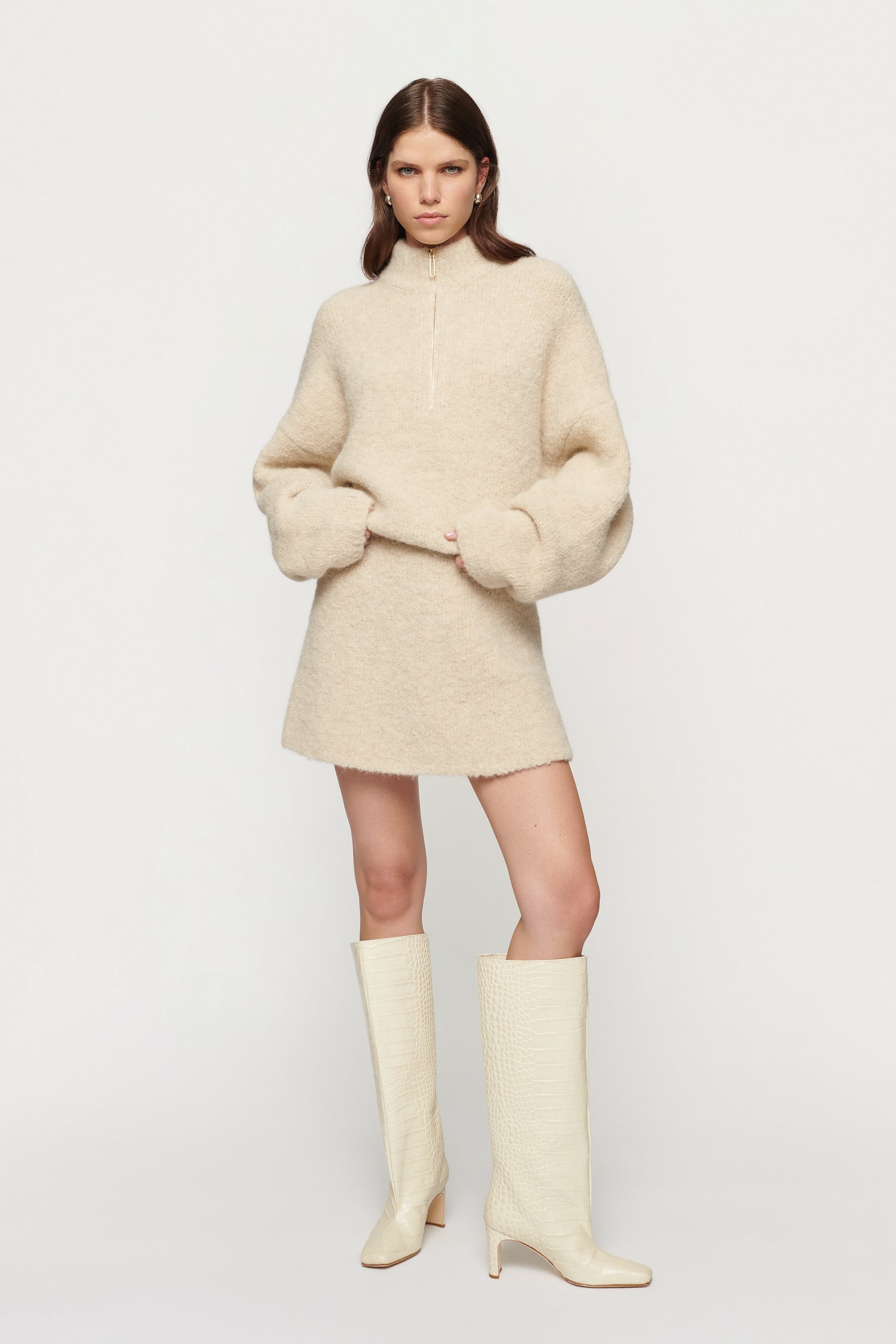 PENN BOUCLE MINI SKIRT