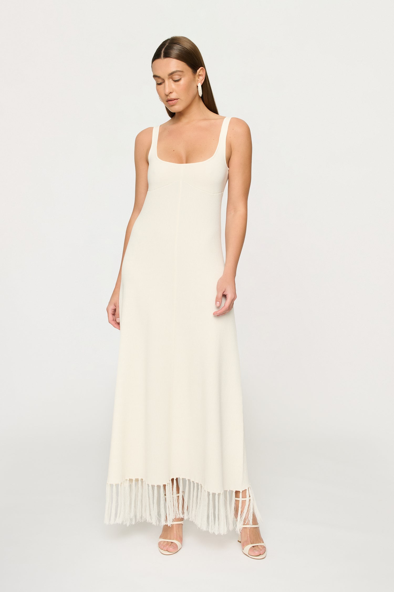 SILAS FRINGE KNIT DRESS