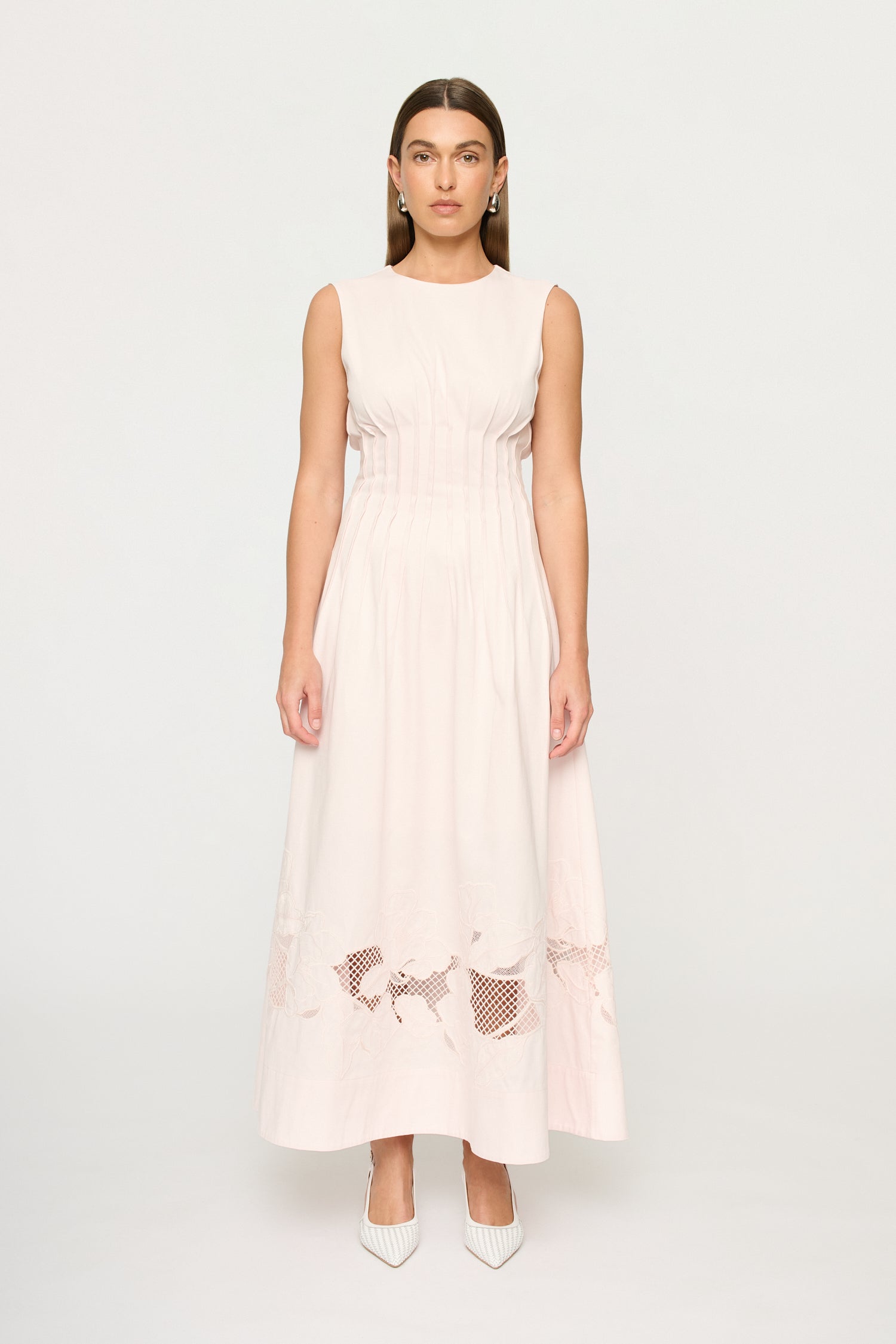 Anika Embroidered Dress | Blossom | Floral Cotton Dress