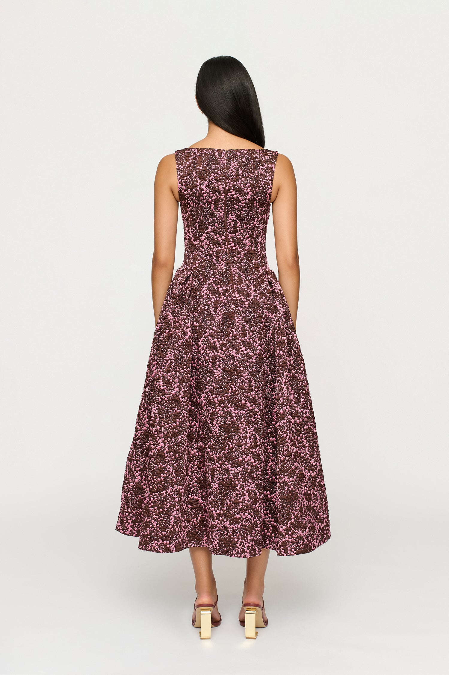 SYLVIE JACQUARD DRESS