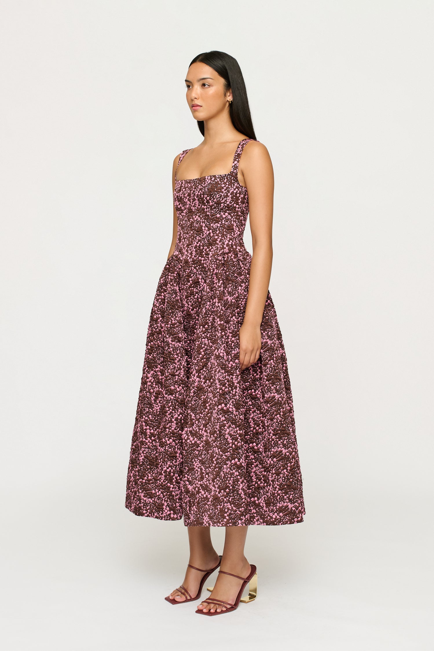 SYLVIE JACQUARD DRESS