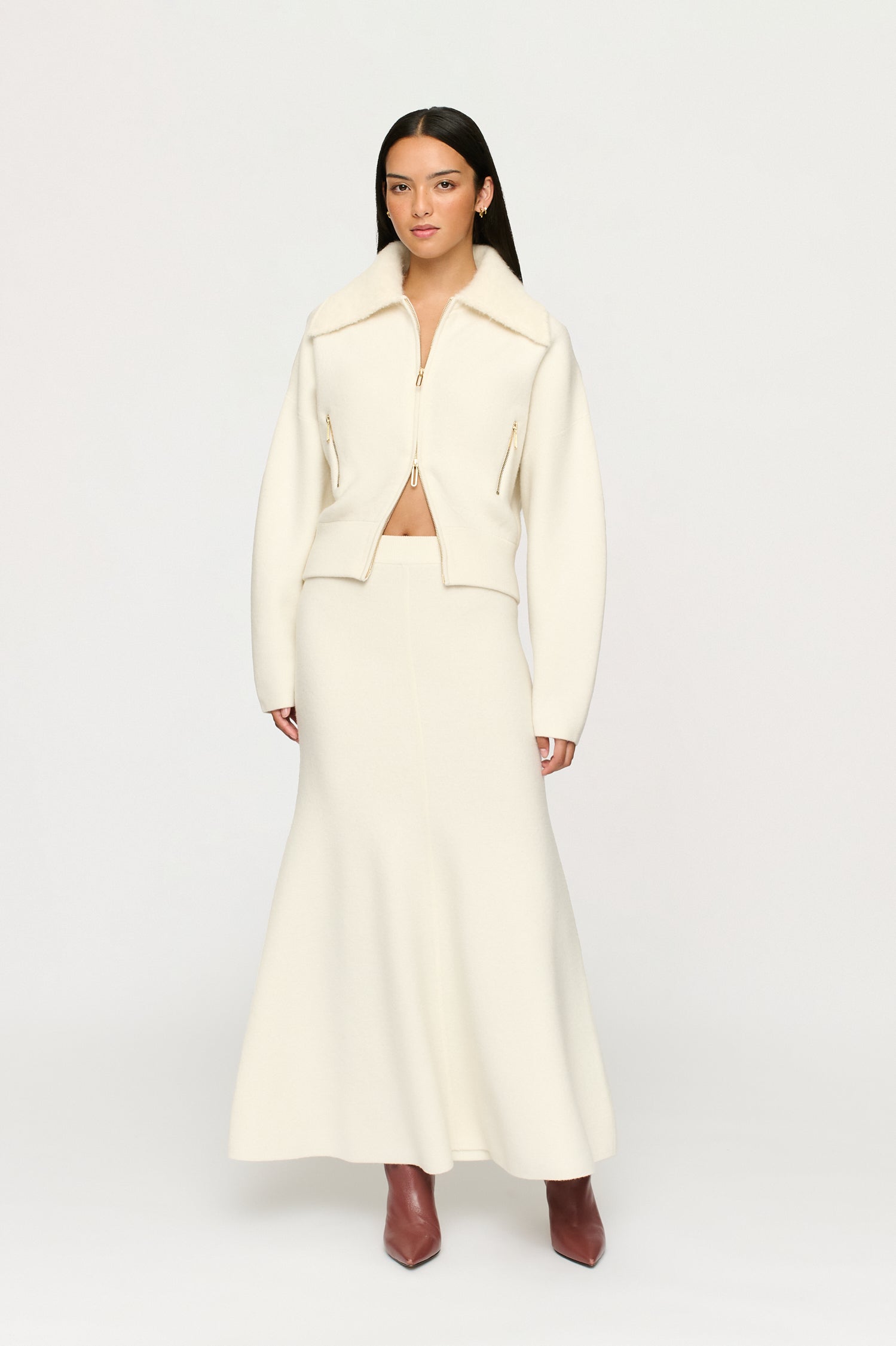 DAKOTA BOILED WOOL BOMBER