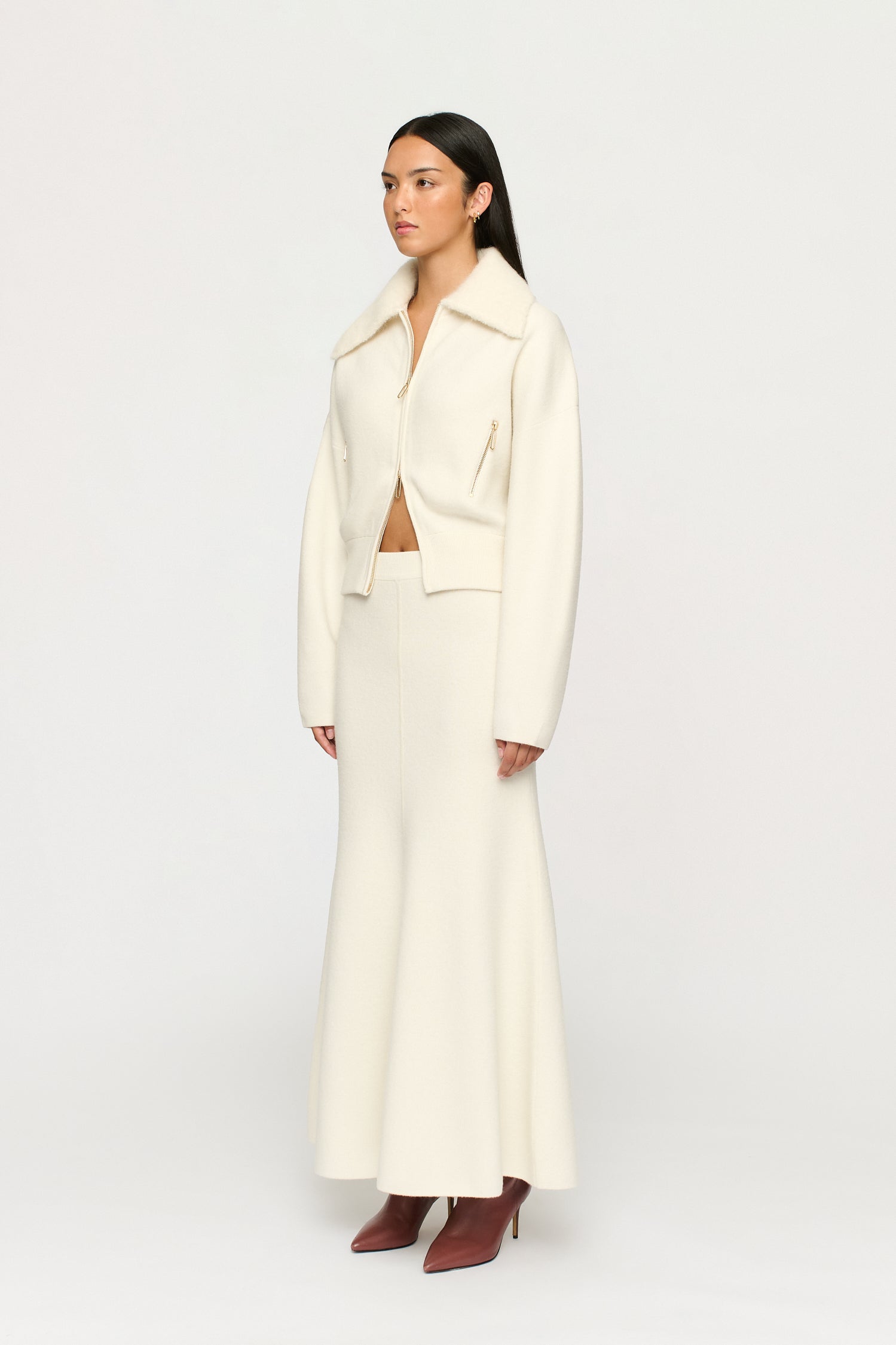 DAKOTA BOILED WOOL BOMBER