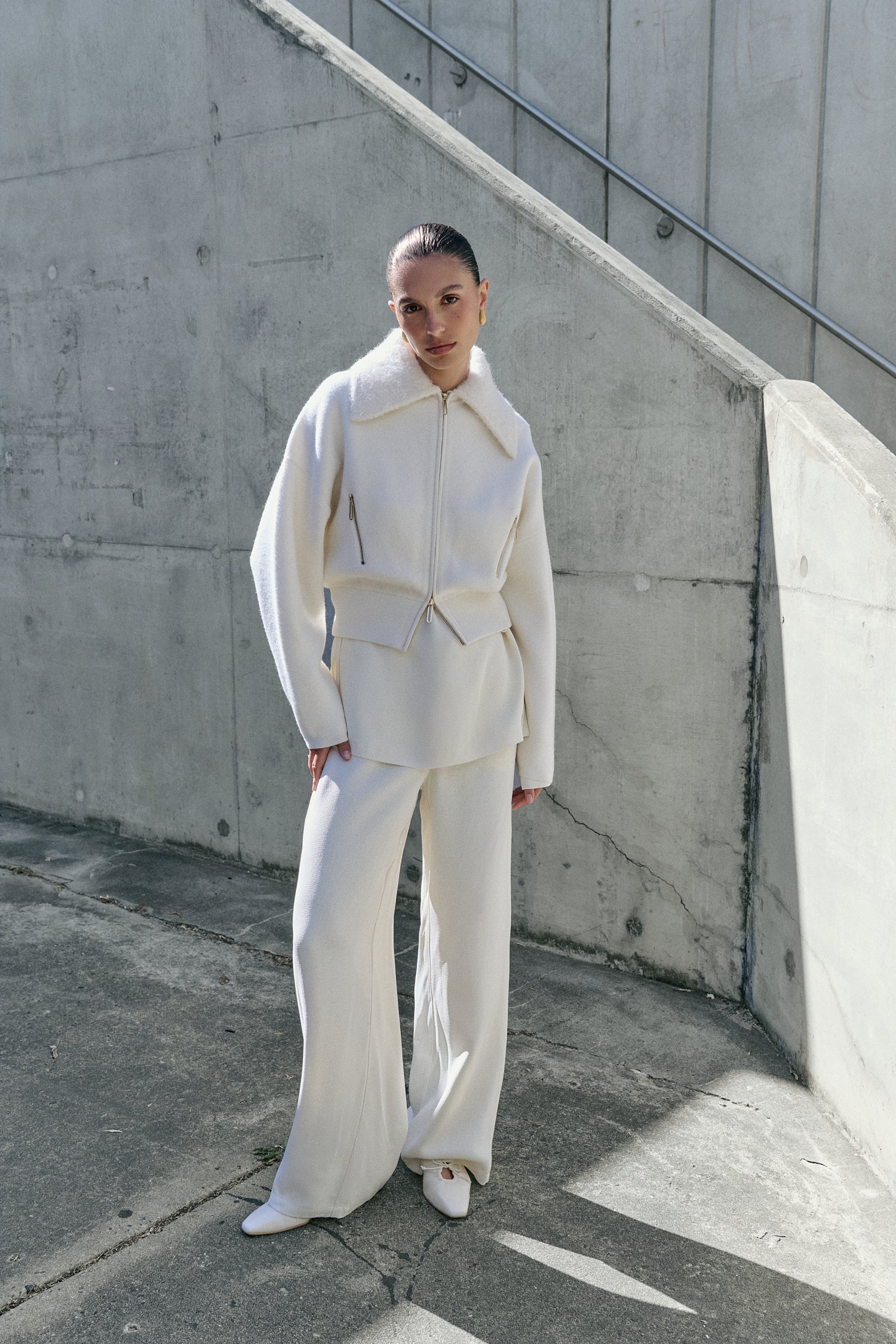DAKOTA BOILED WOOL BOMBER