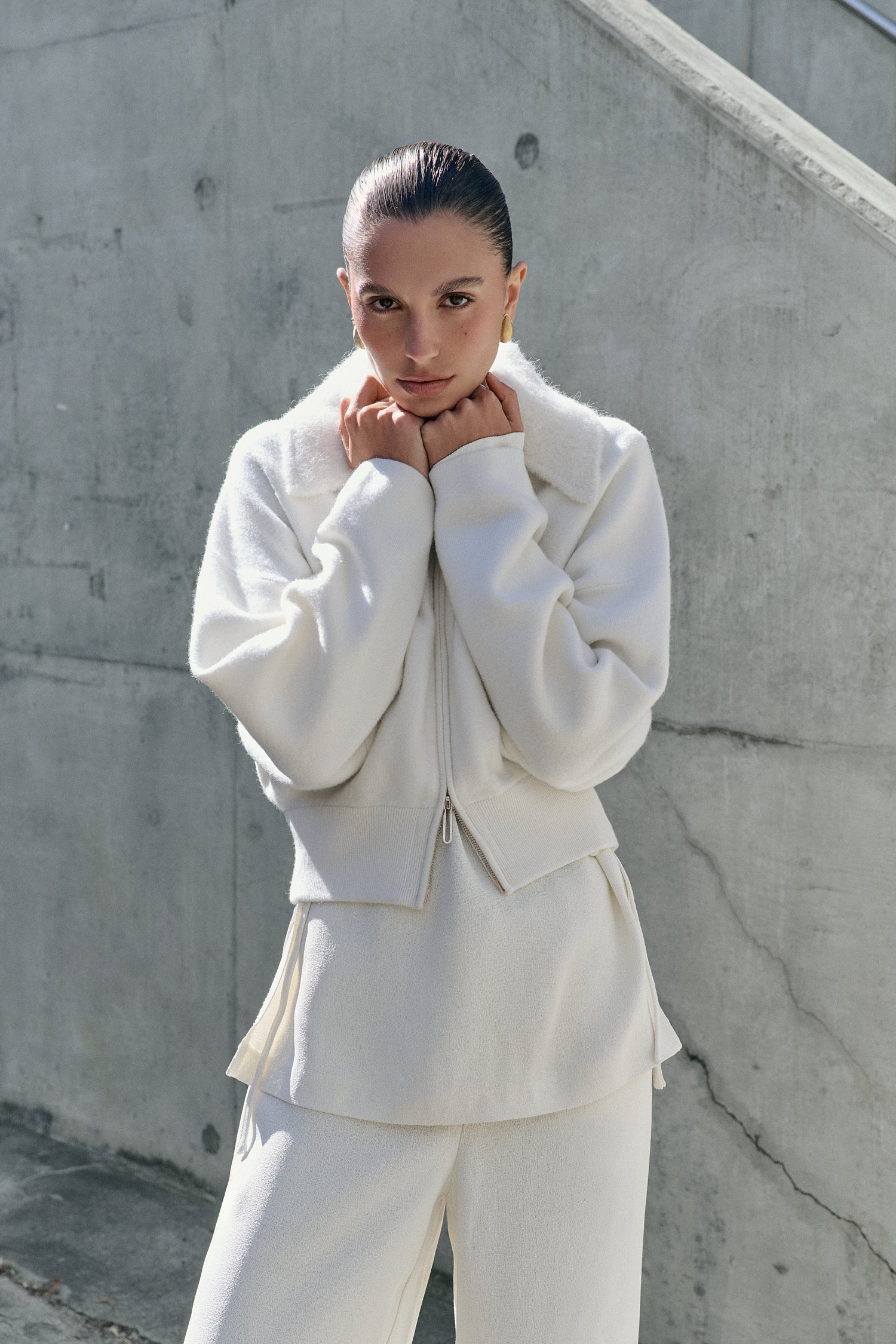 DAKOTA BOILED WOOL BOMBER