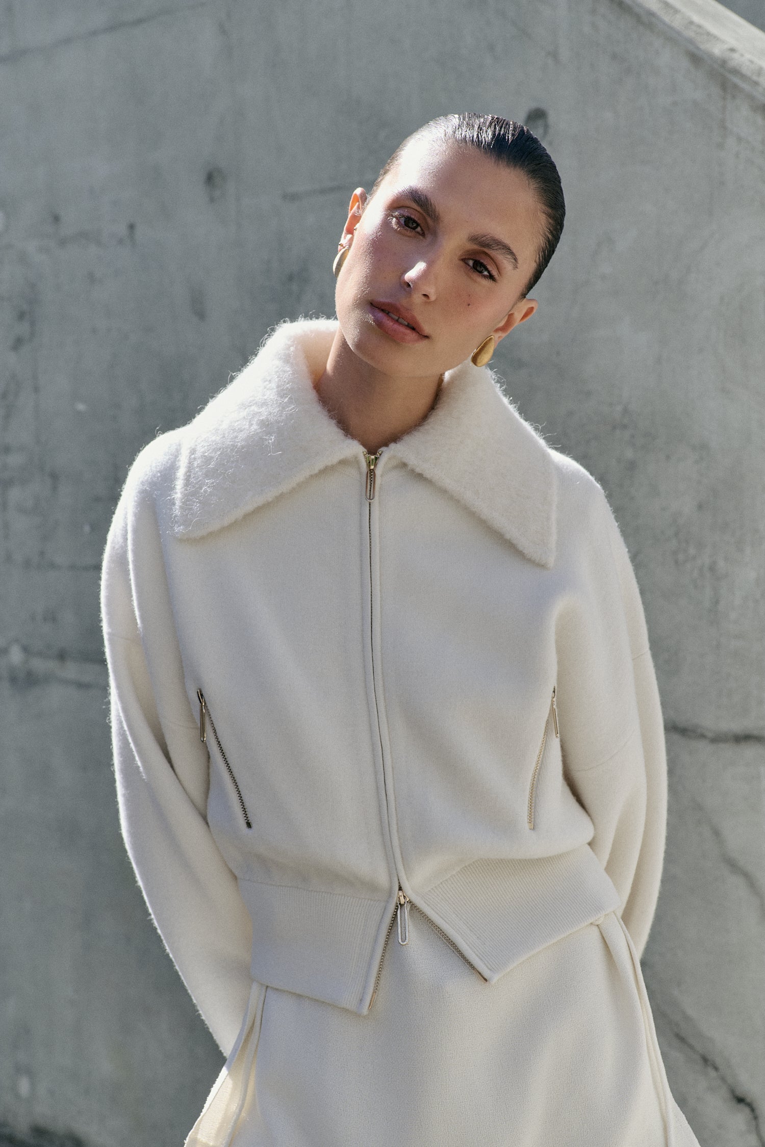 DAKOTA BOILED WOOL BOMBER