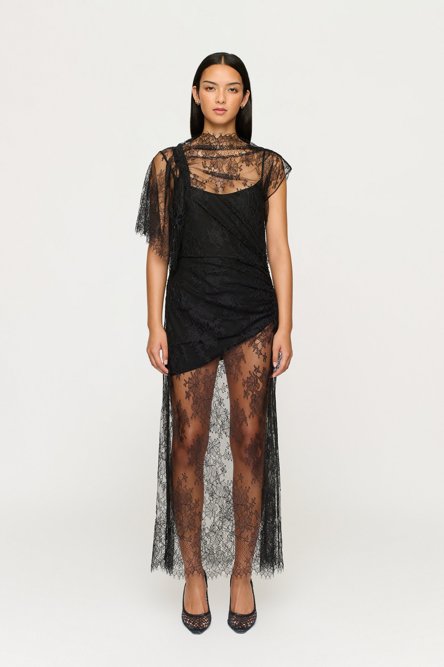 Sequoia Lace Dress | Black Lace | Clea Galerie XS Sequoia Lace Dress | Black Lace | Clea Galerie XS