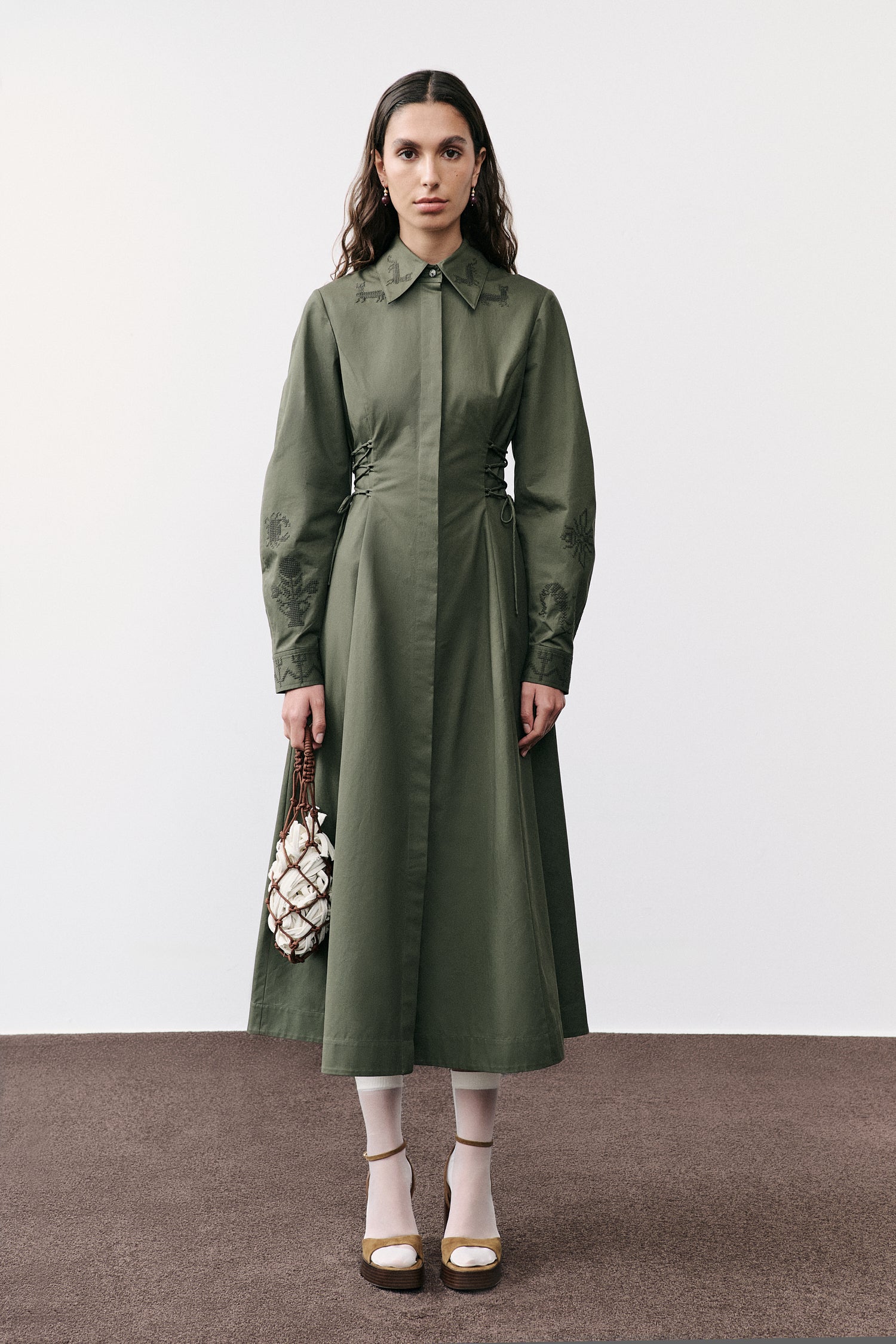 JOSEPHINE MIDI SHIRT DRESS