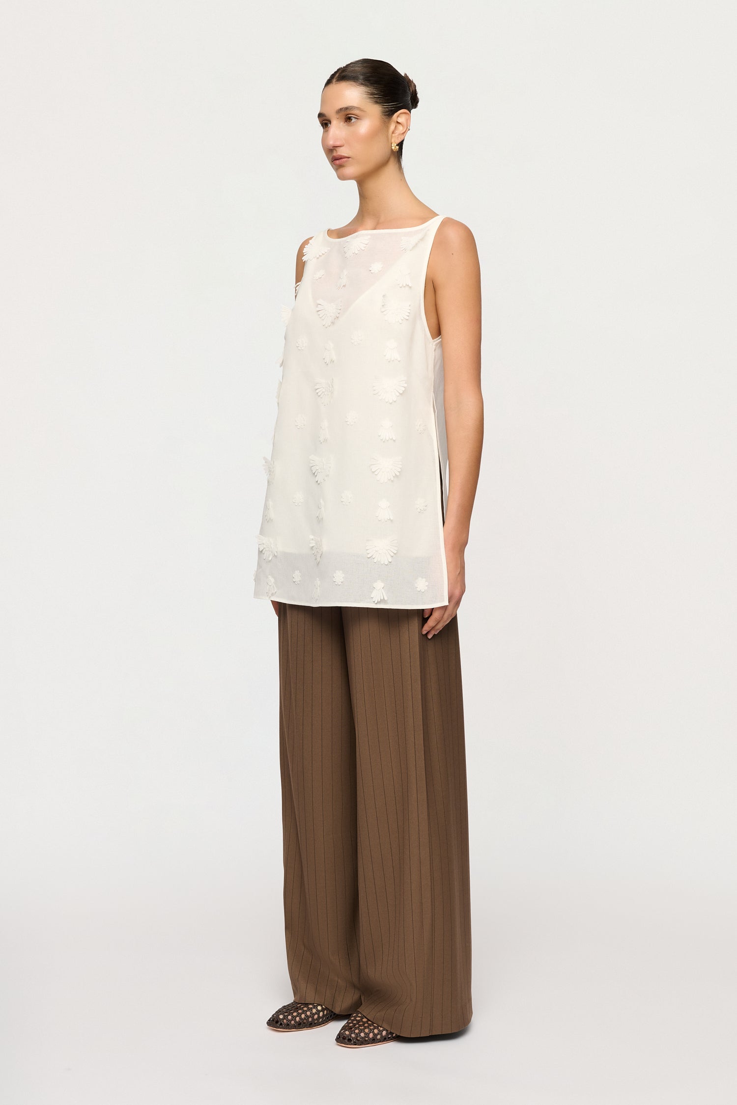ARIA EMBROIDERED TOP
