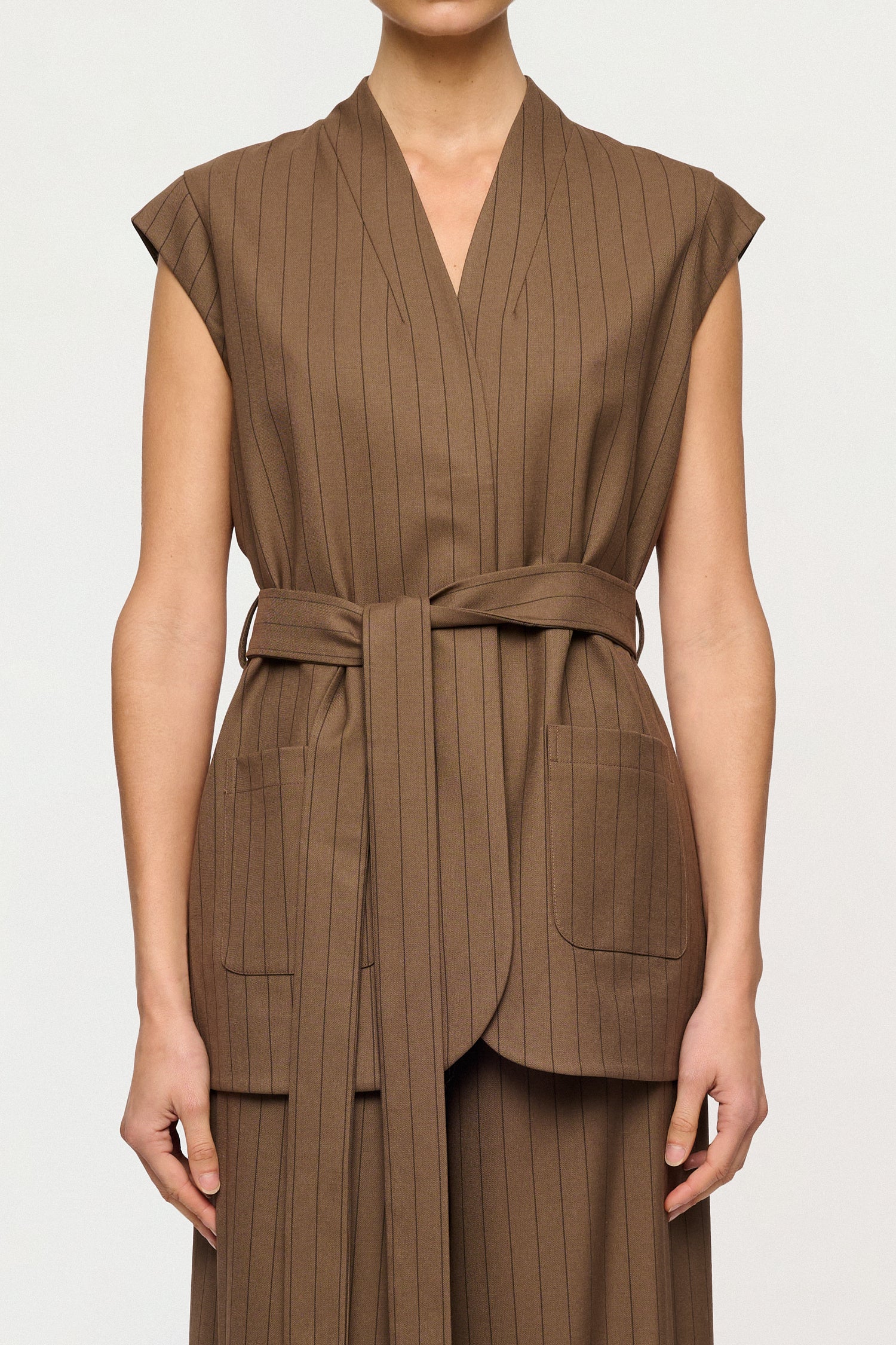 PAYNE BELTED VEST - PRE-ORDER