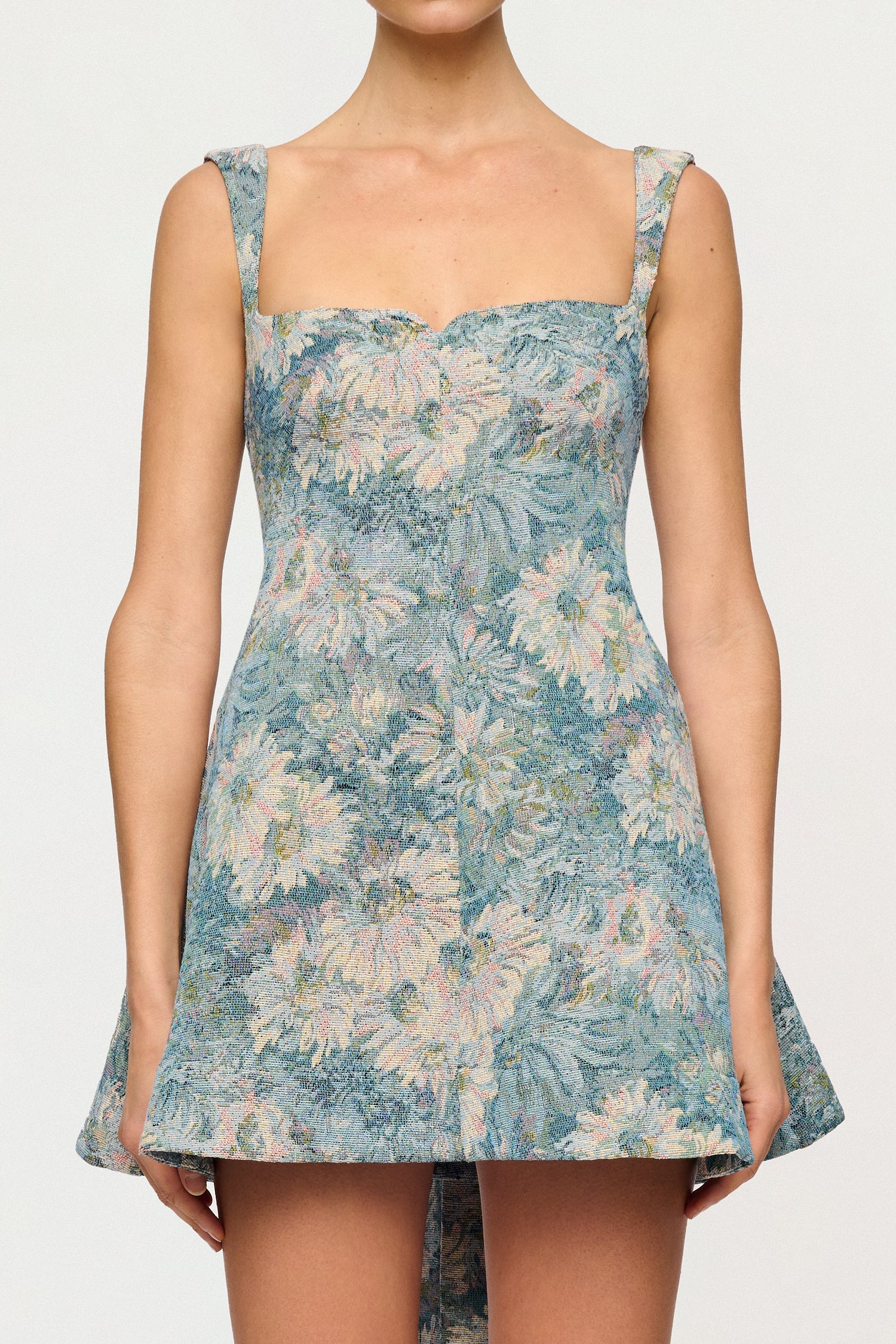 RUE JACQUARD MINI DRESS