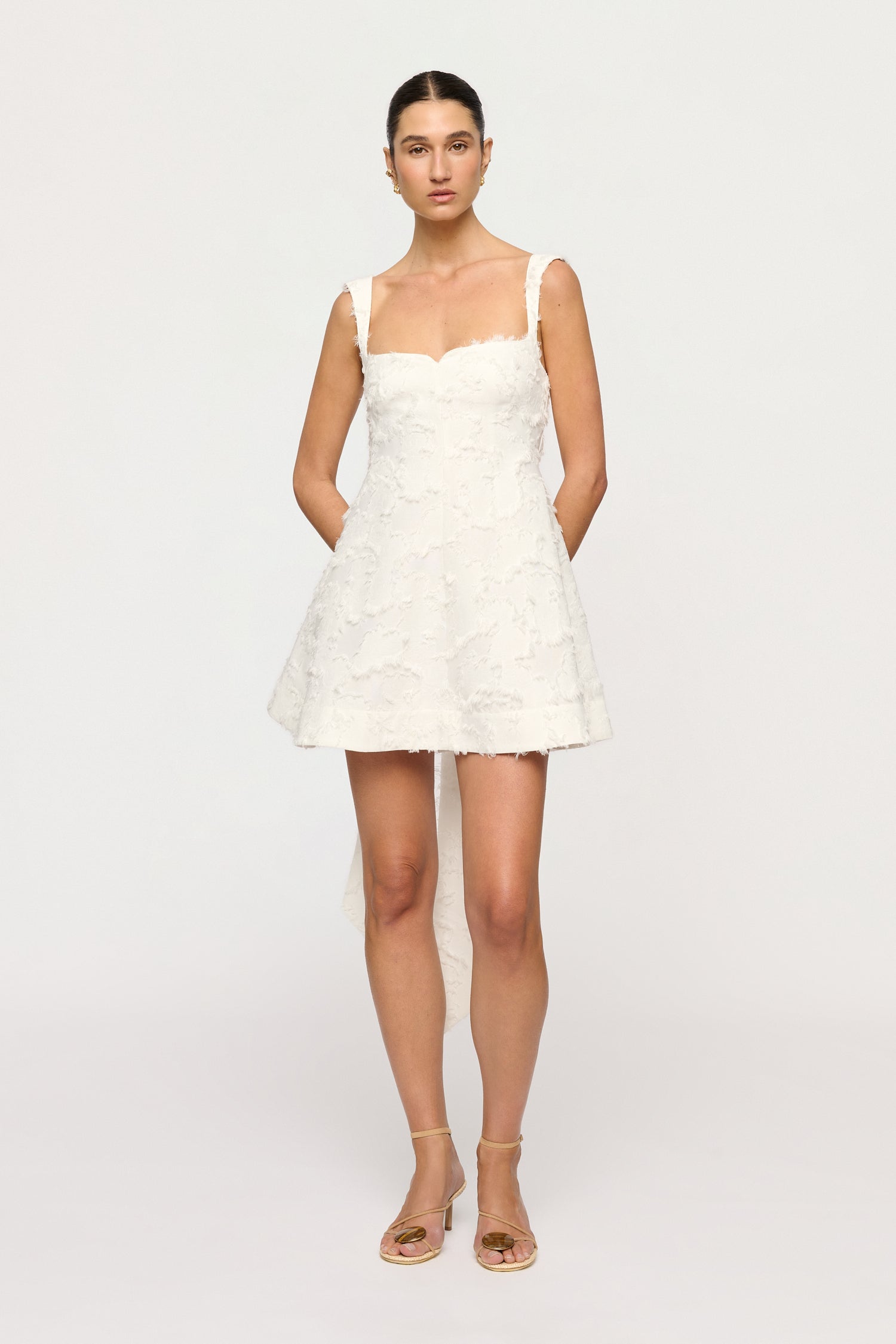 RUE JACQUARD MINI DRESS