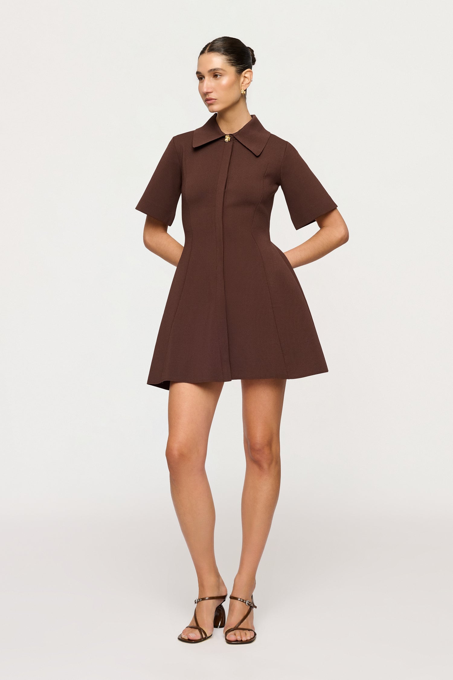 SORREL KNIT SHIRT DRESS