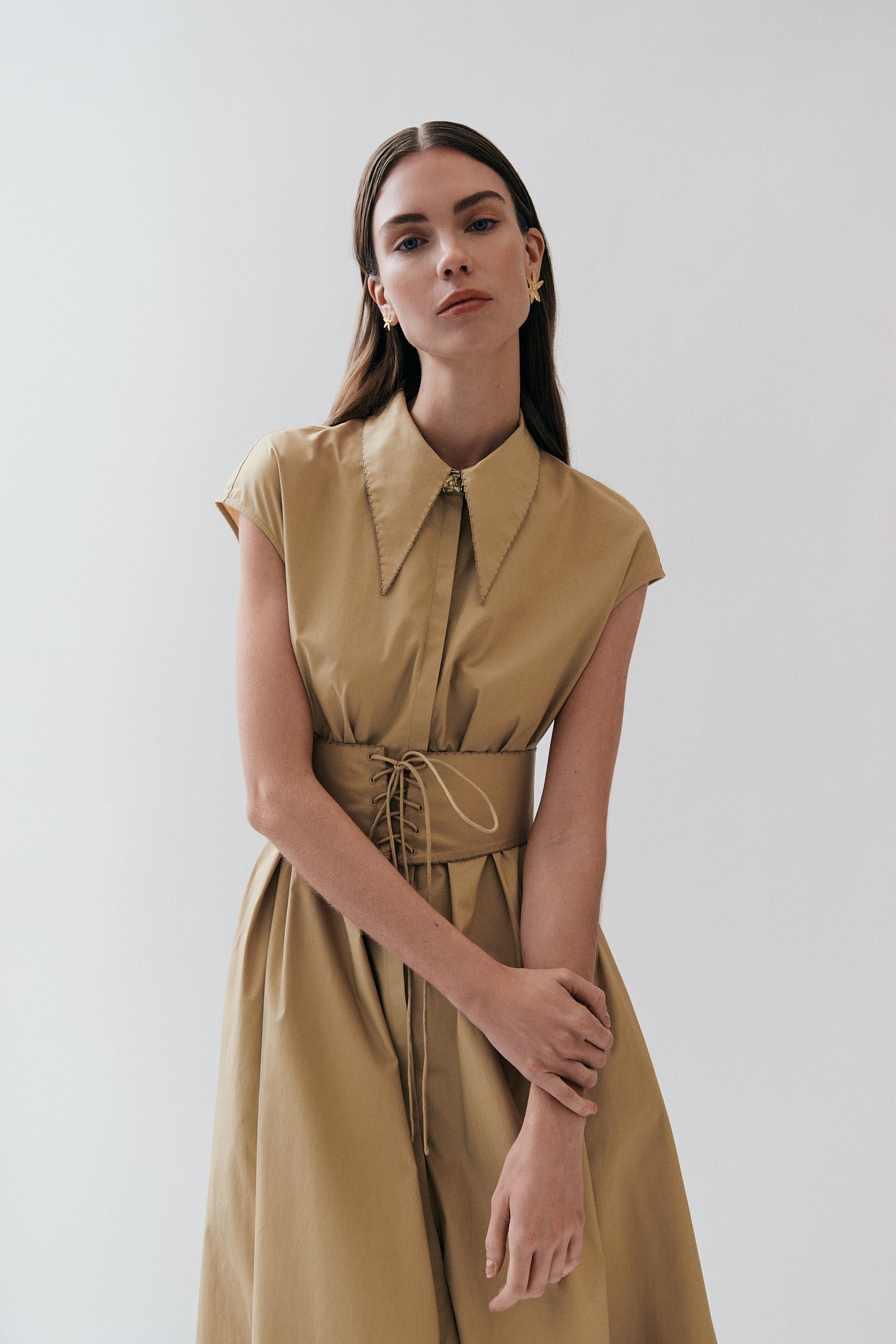CALLISTA BELTED DRESS