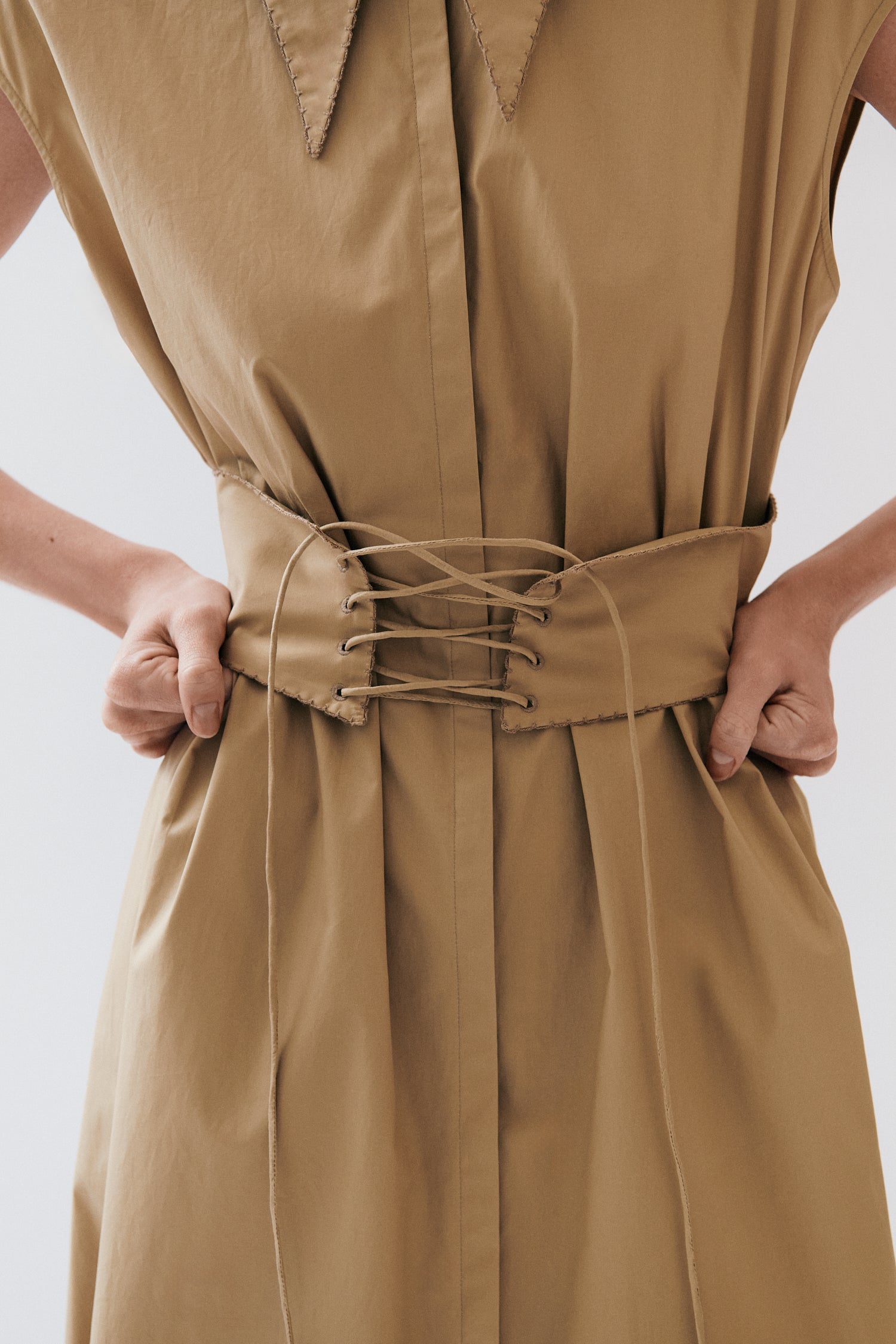 CALLISTA BELTED DRESS