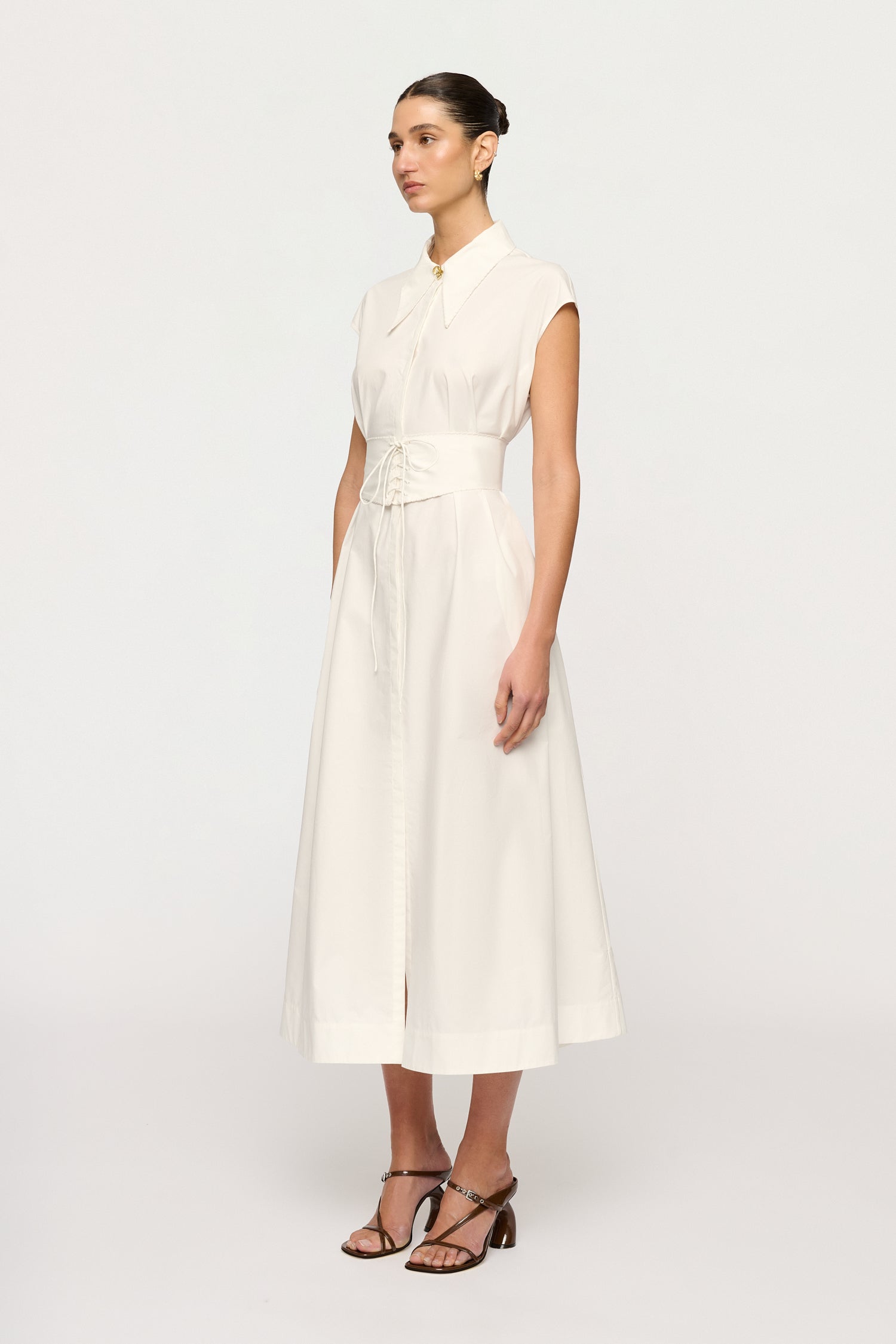 CALLISTA BELTED DRESS