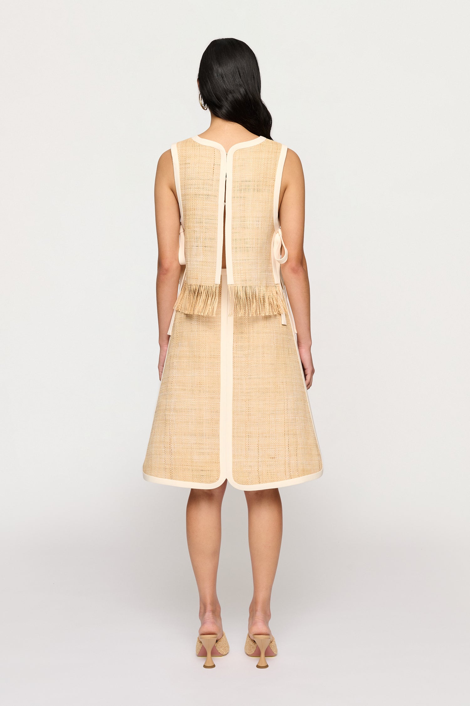 EDIE RAFFIA SKIRT