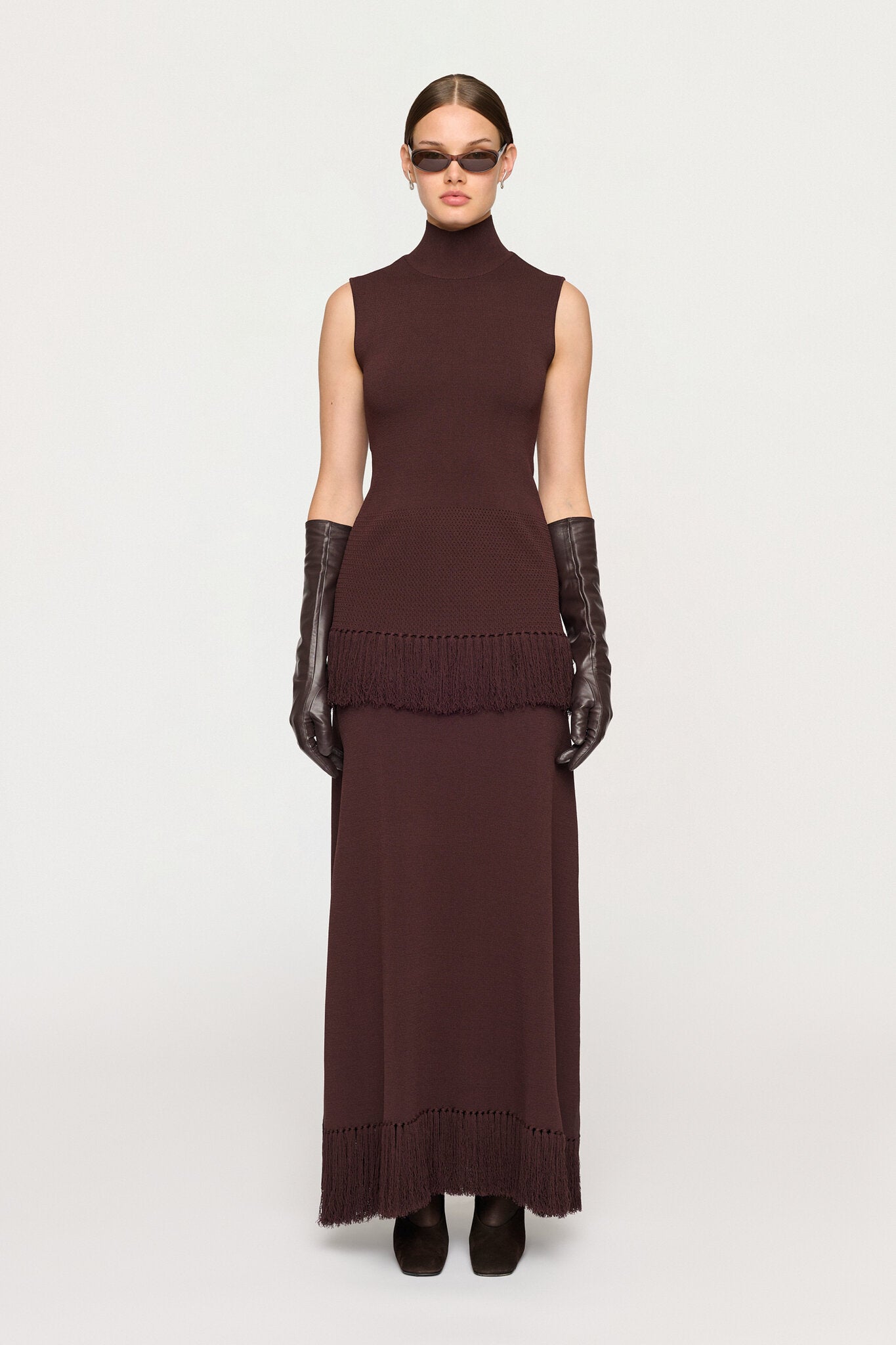 TIAMA FRINGE HEM KNIT