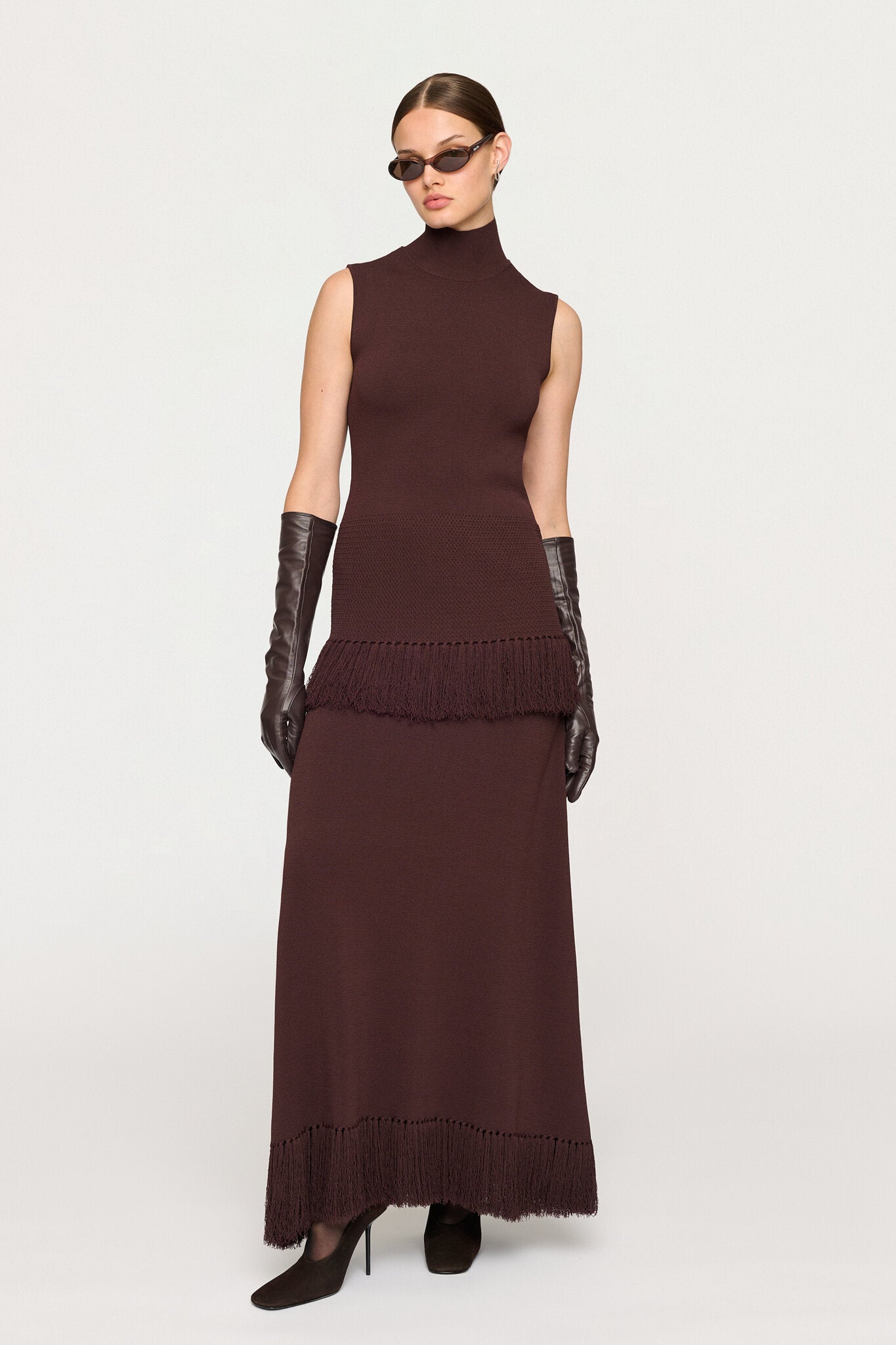 TIAMA FRINGE HEM KNIT