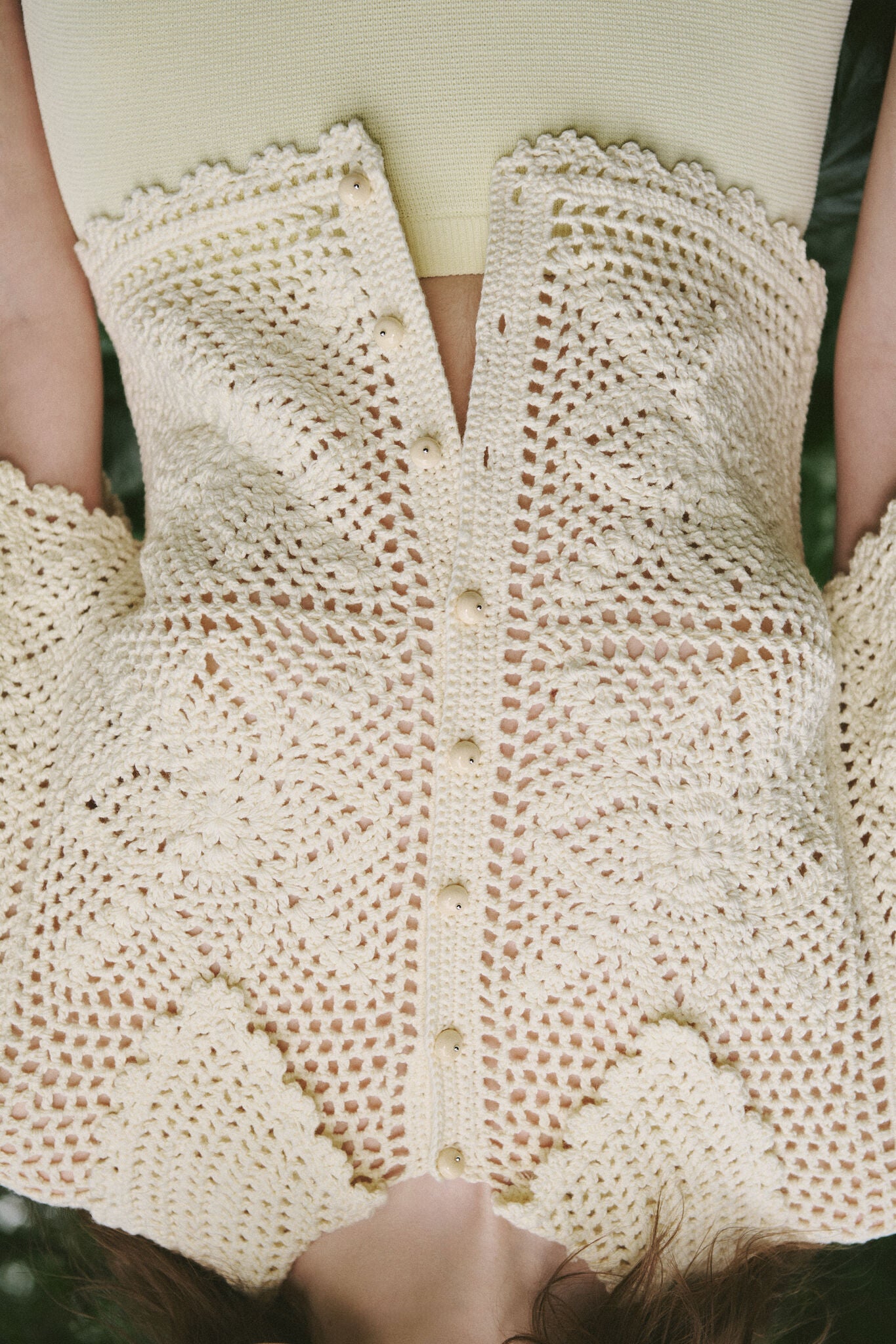 CLEO HAND CROCHET SHIRT