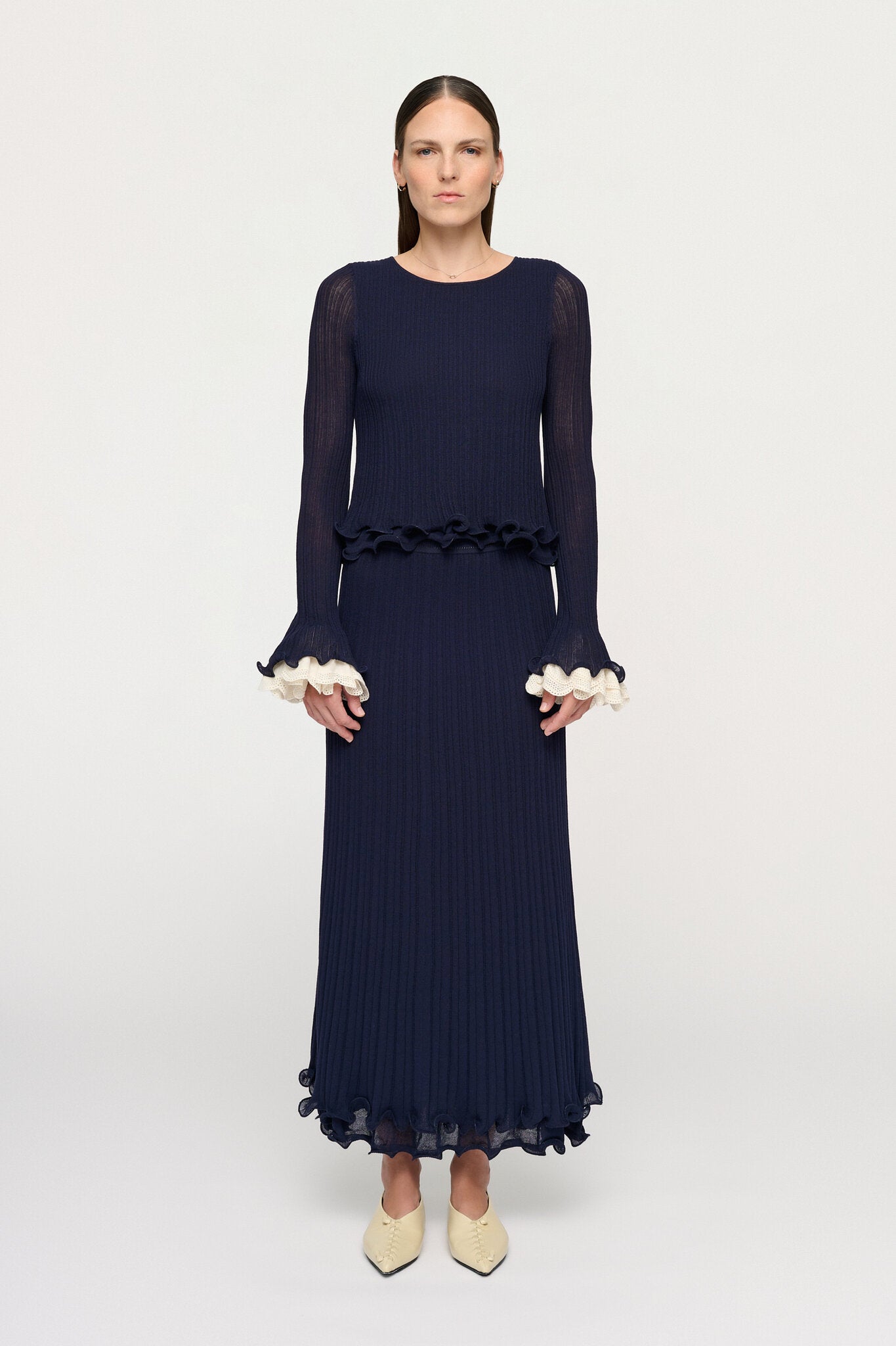 IMARA SPIRAL HEM SKIRT