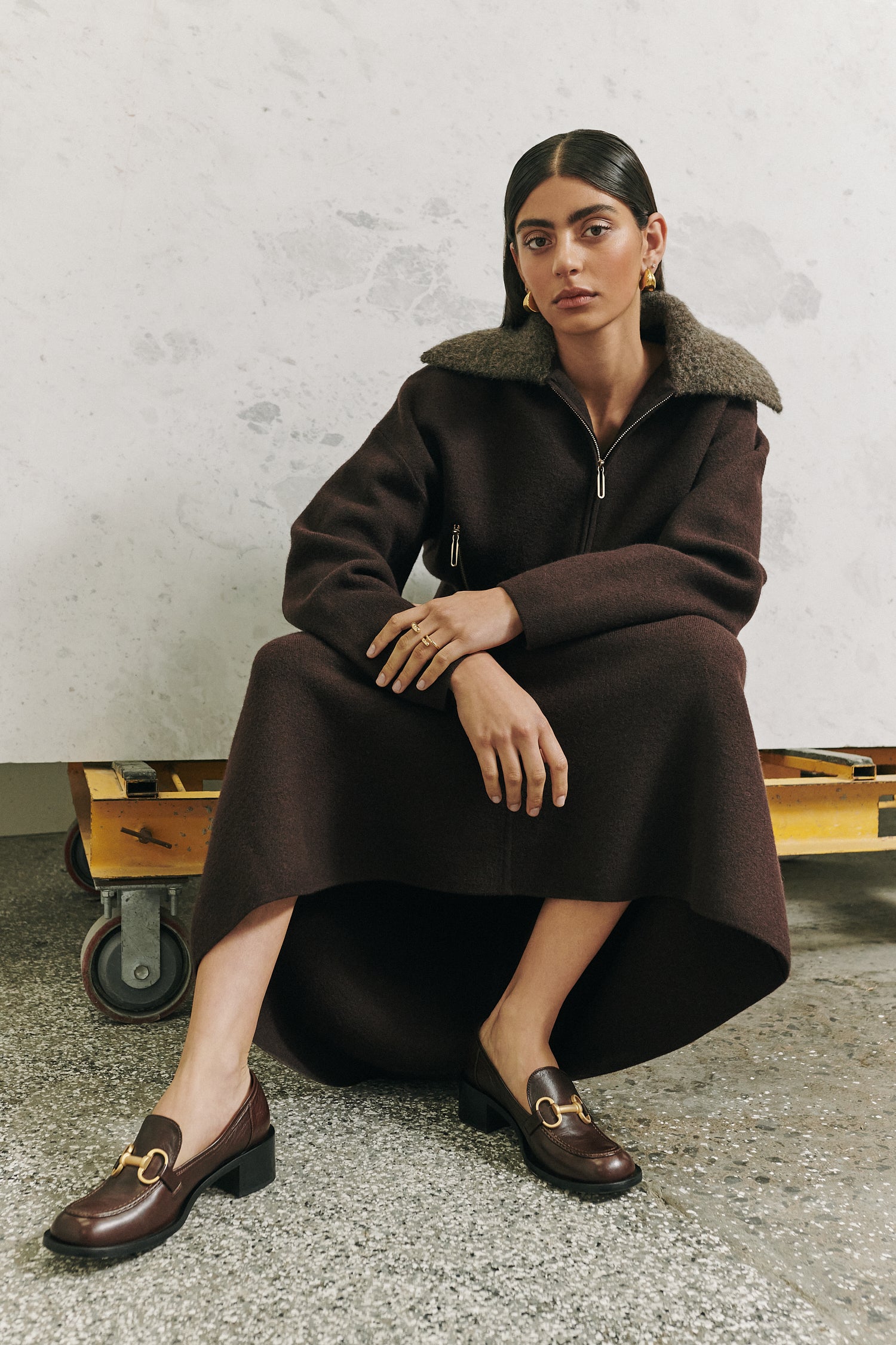 DAKOTA BOILED WOOL BOMBER