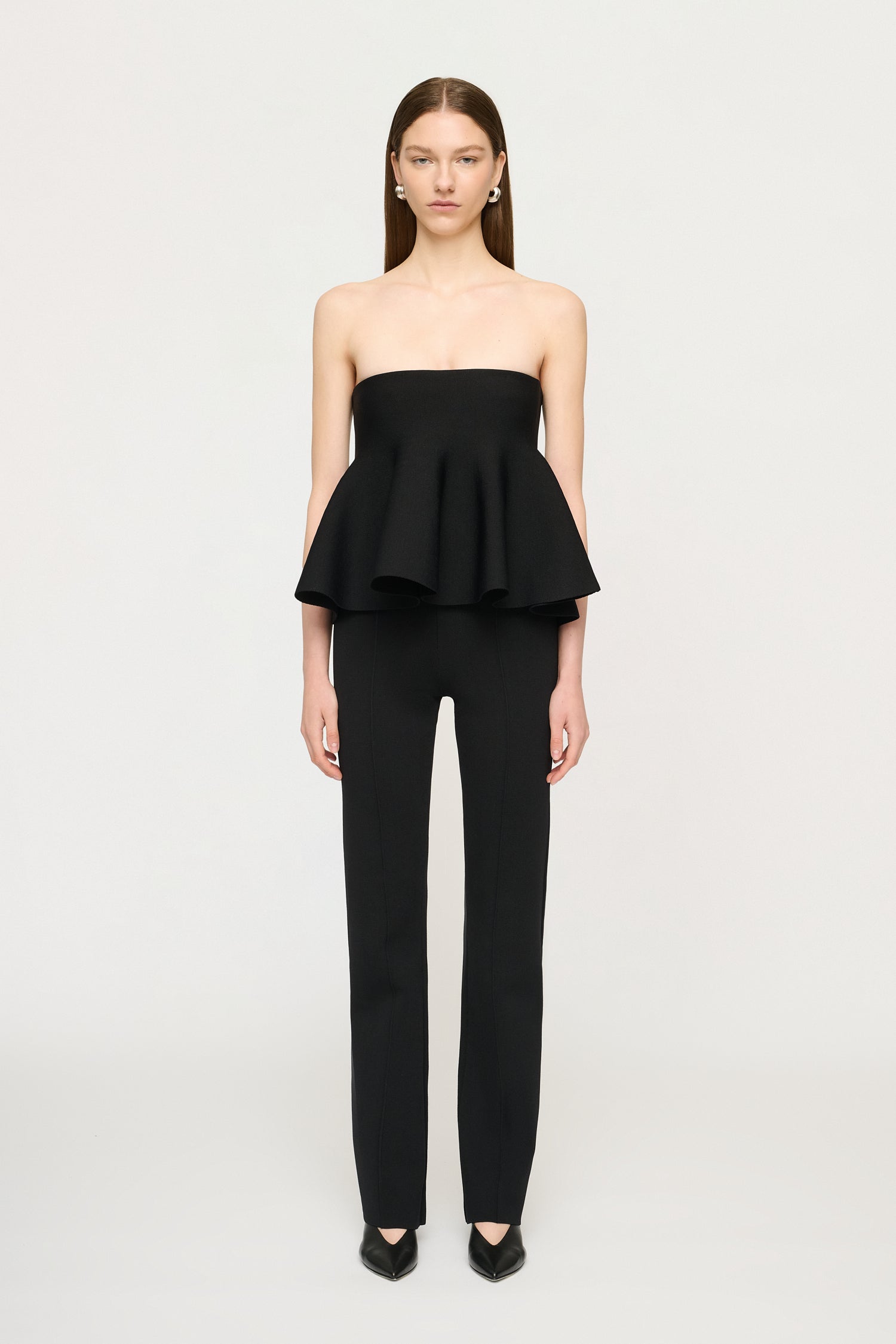 ABIGAIL CREPE KNIT TOP