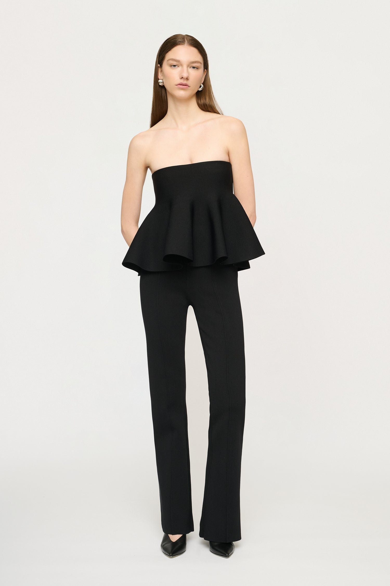 ABIGAIL CREPE KNIT TOP