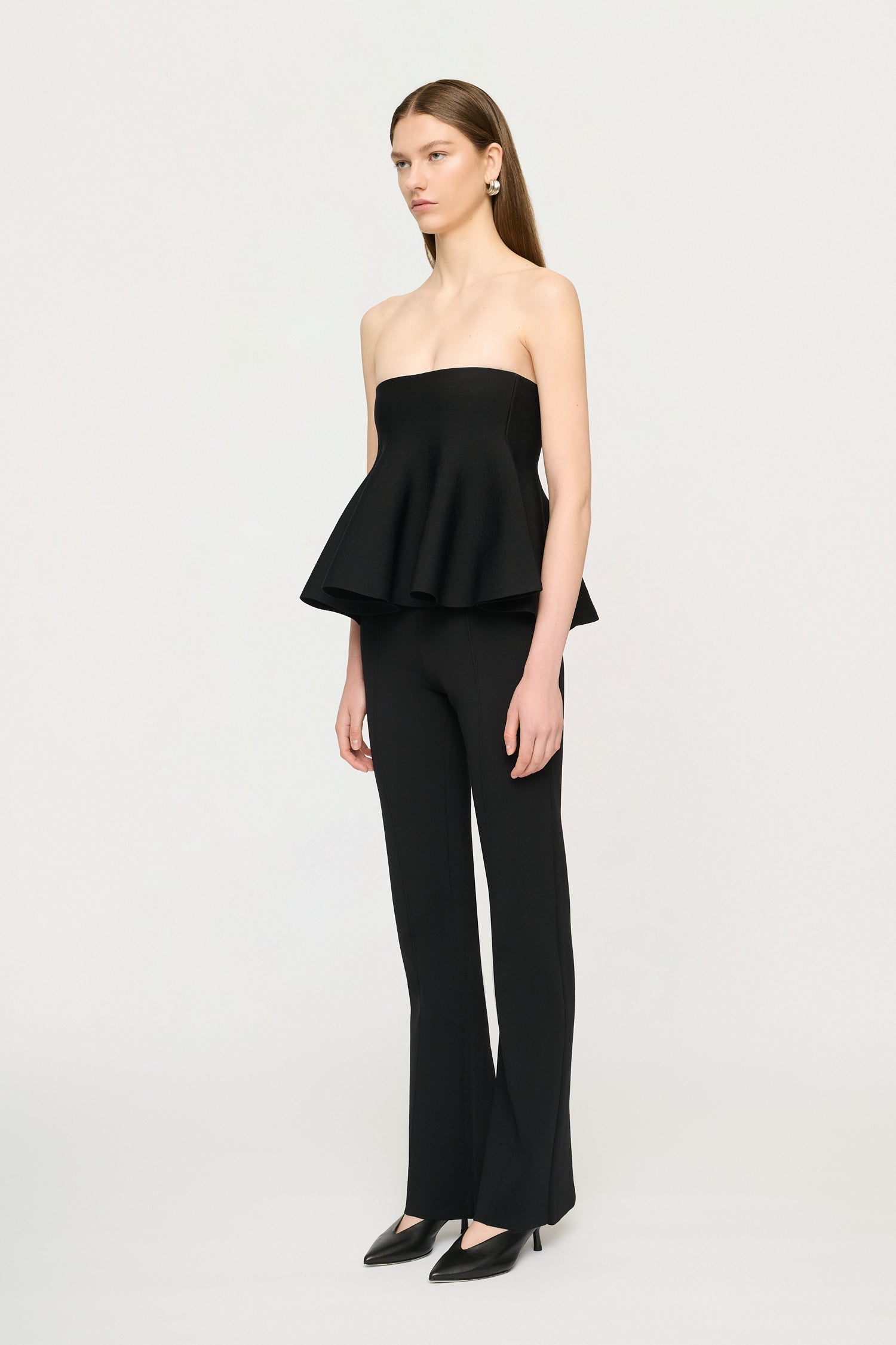 ABIGAIL CREPE KNIT TOP