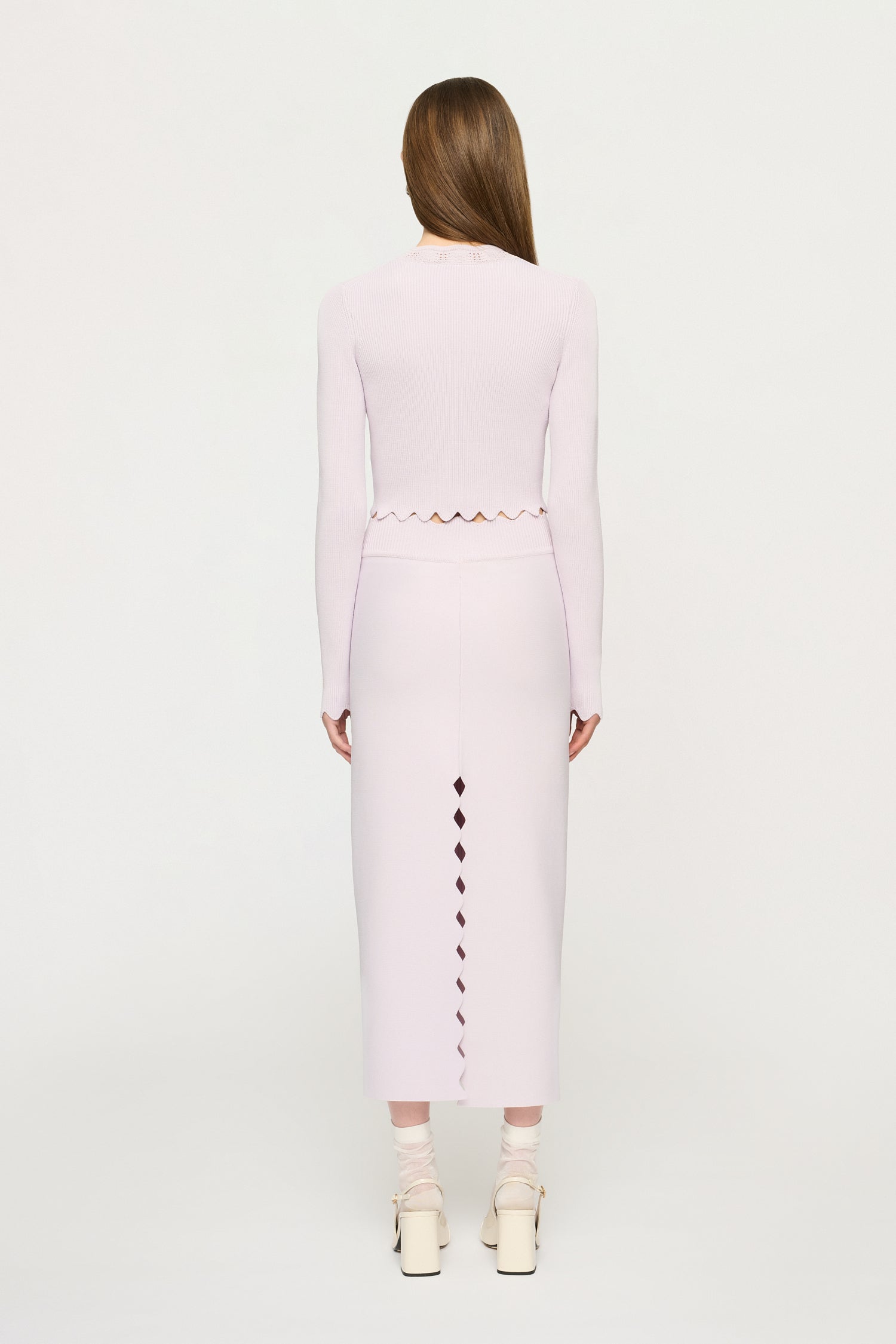 BLANCA SCALLOPED KNIT