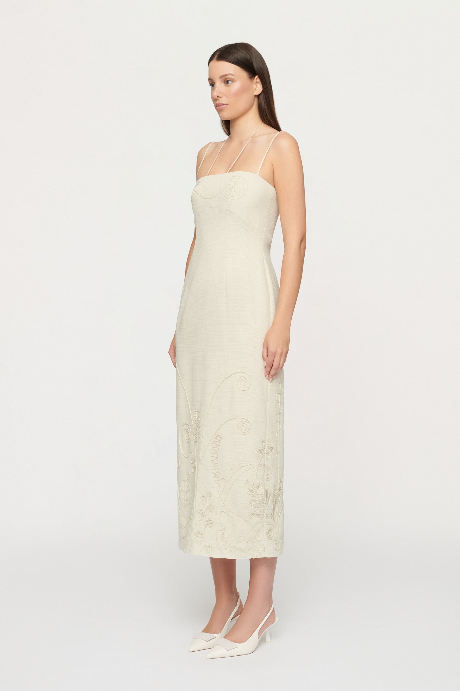 MALIKA EMBROIDERED DRESS