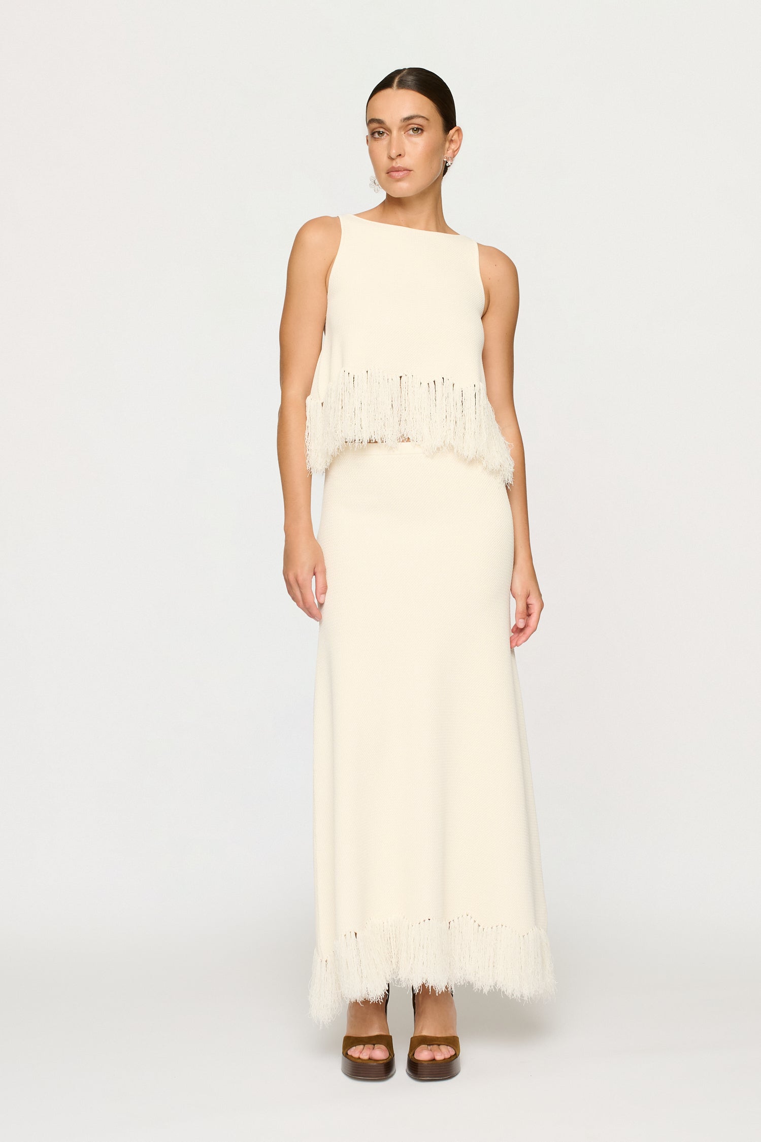 KELANY FRINGE KNIT