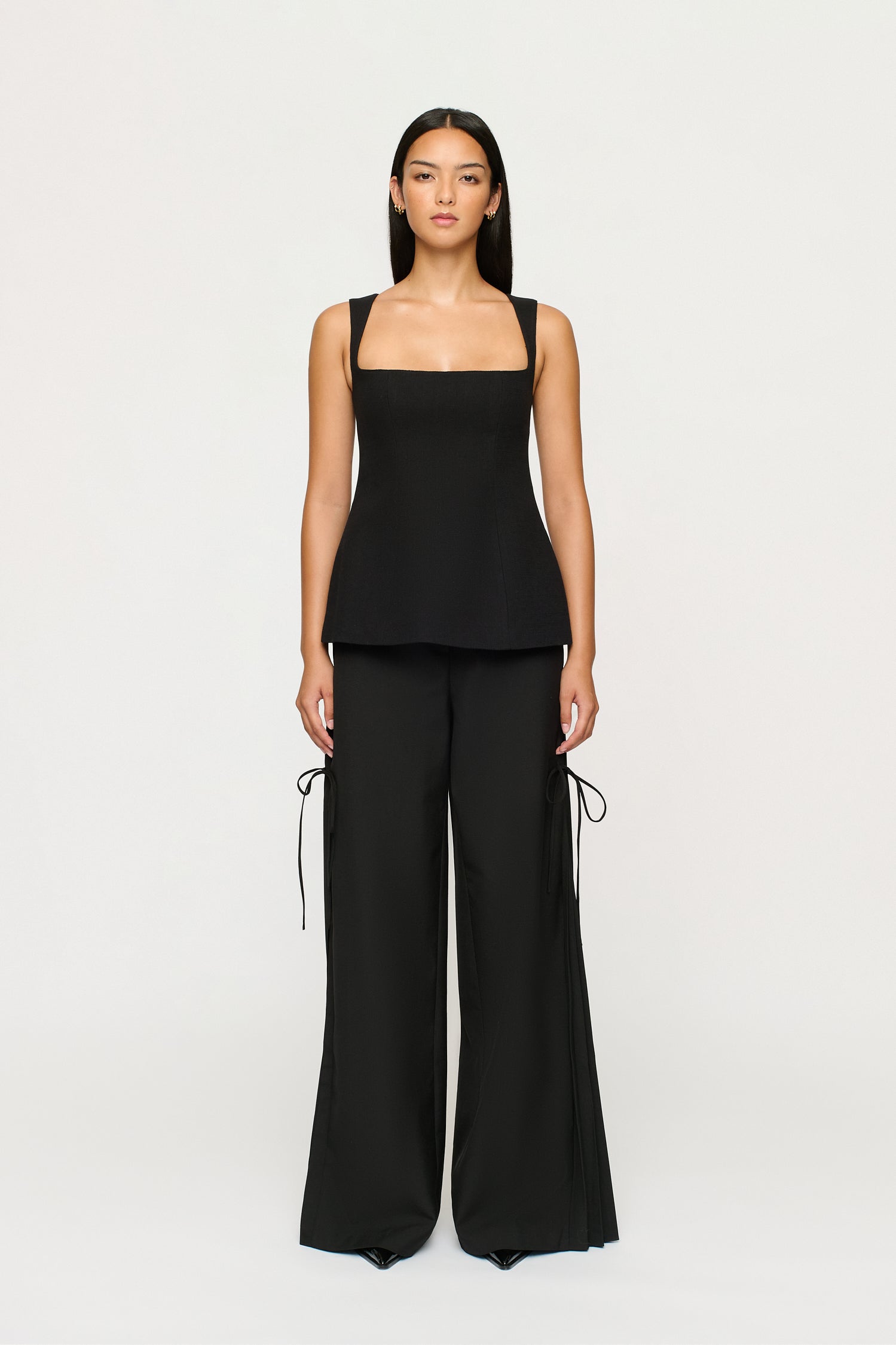 CARLOS SIDE TIE TROUSER