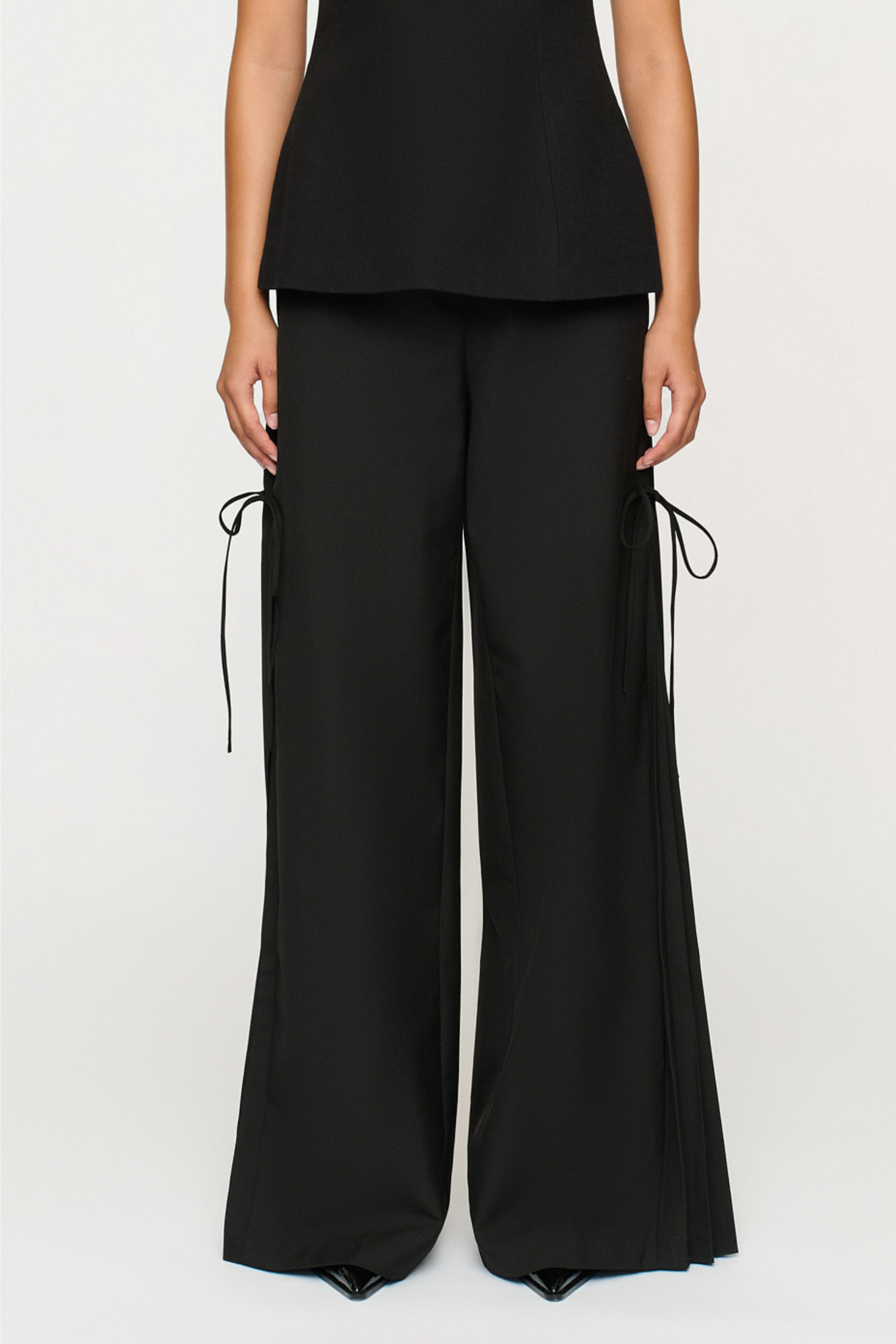 CARLOS SIDE TIE TROUSER