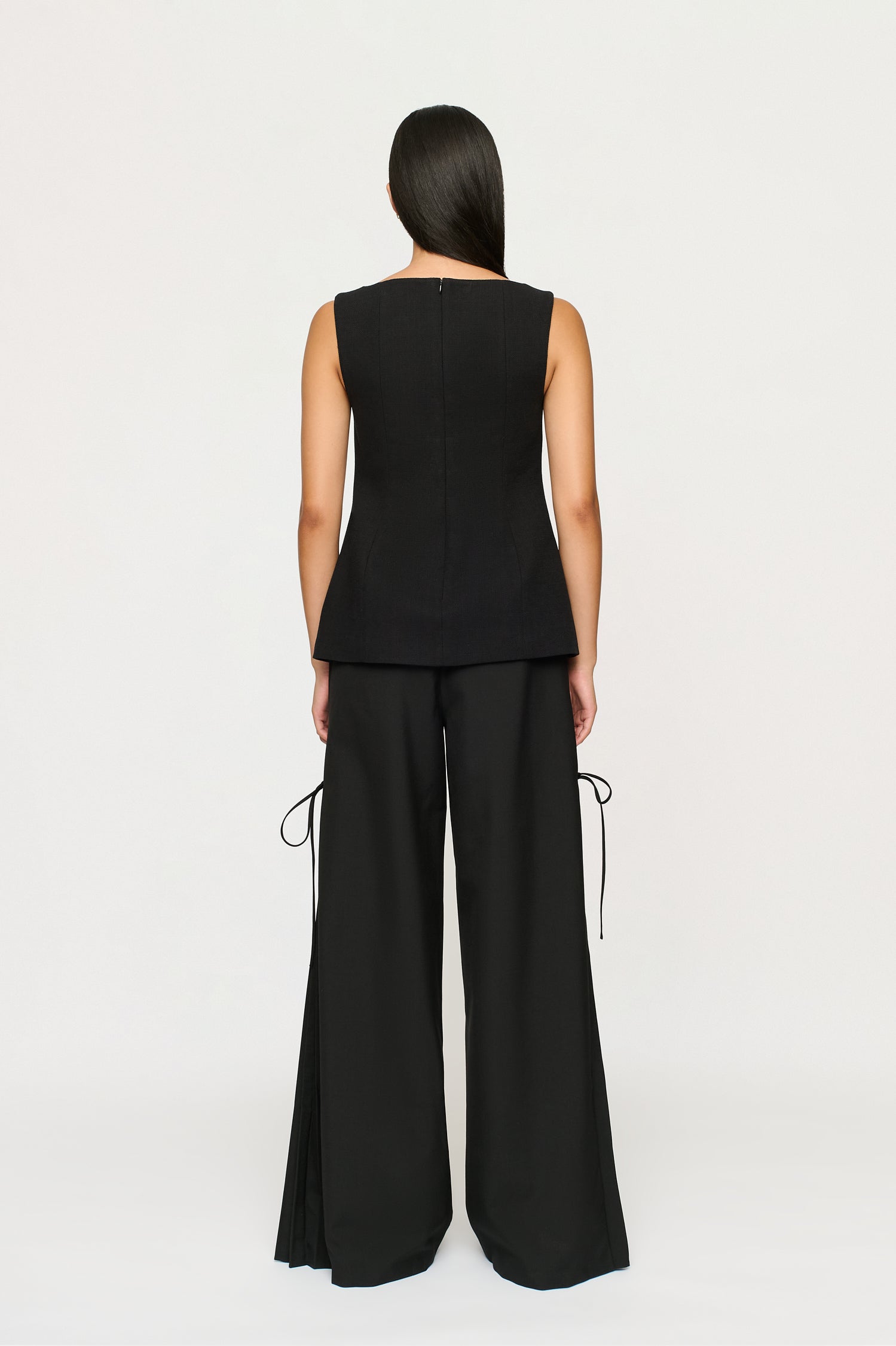 CARLOS SIDE TIE TROUSER