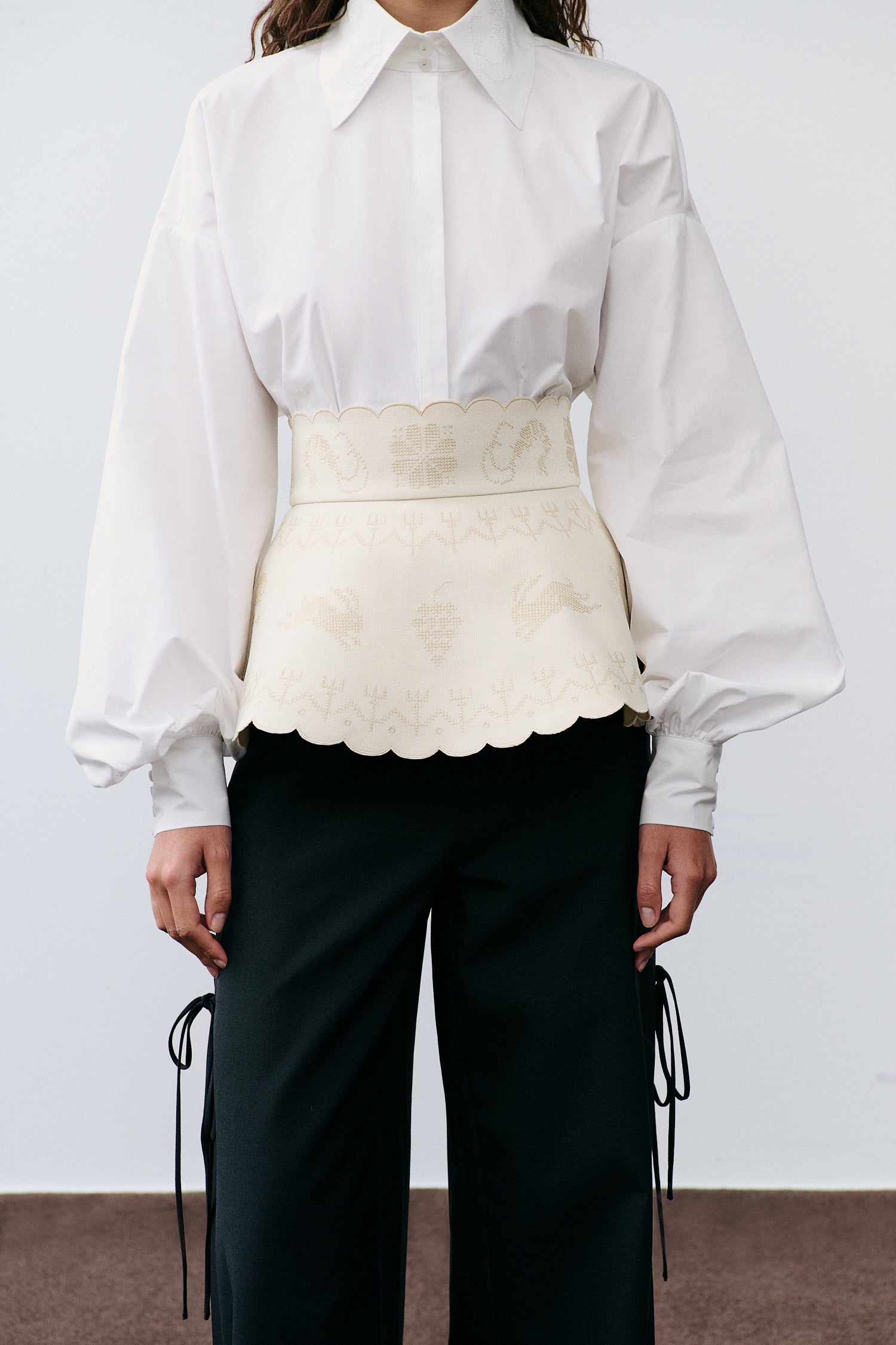 CARLOS SIDE TIE TROUSER