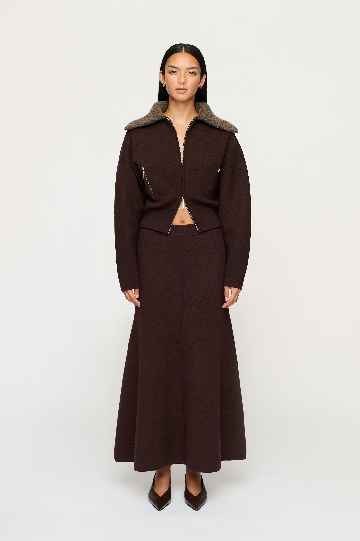 DAKOTA BOILED WOOL BOMBER
