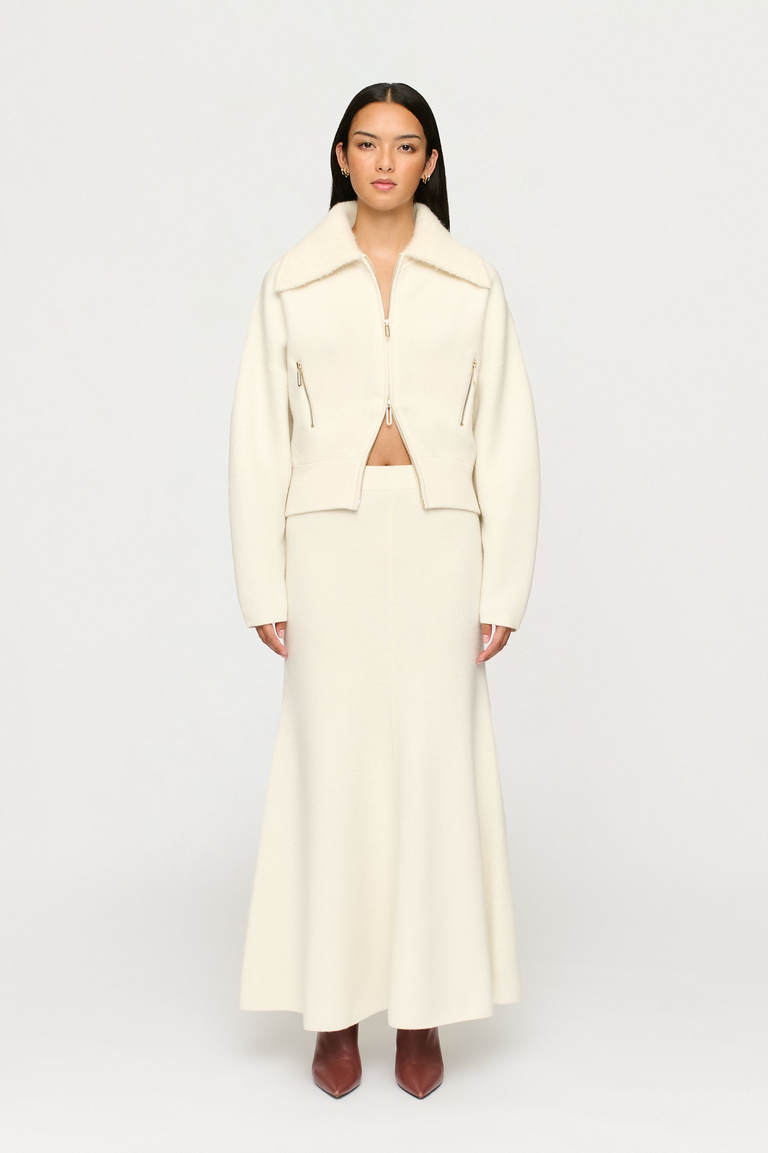 DAKOTA BOILED WOOL BOMBER