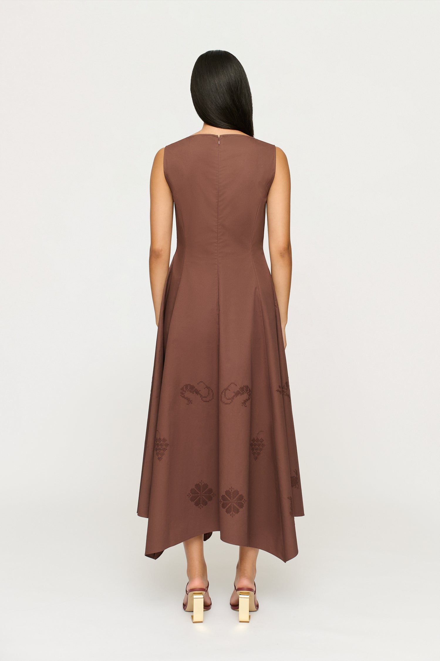 JACQUELINE ASYM HEM DRESS