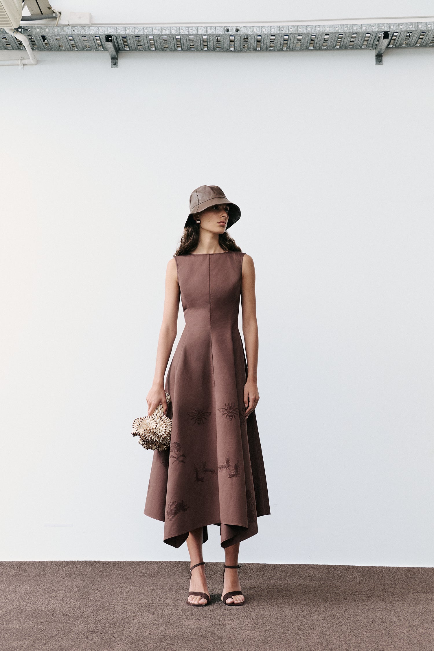JACQUELINE ASYM HEM DRESS