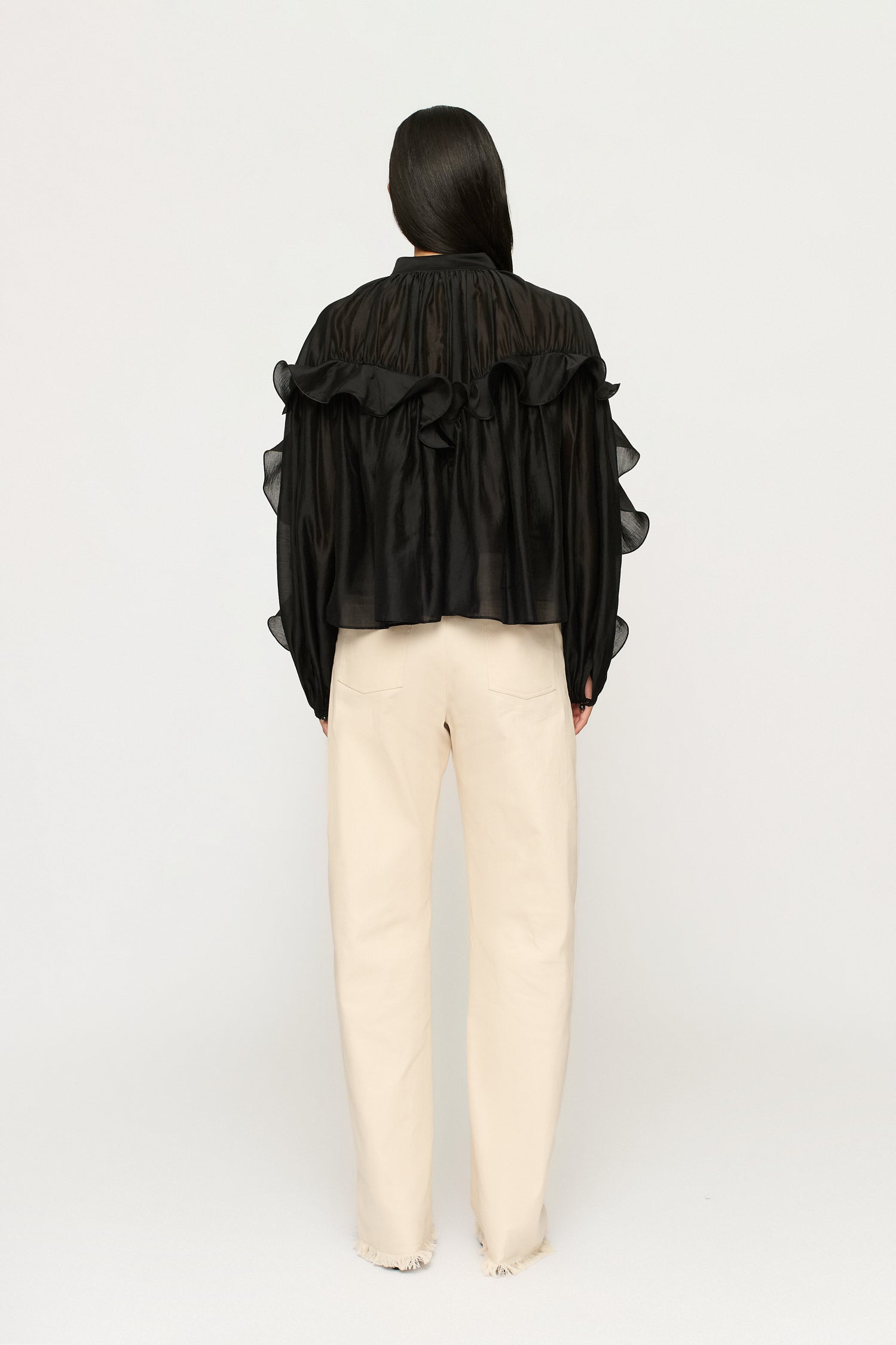 APRILE FLOUNCE SHIRT