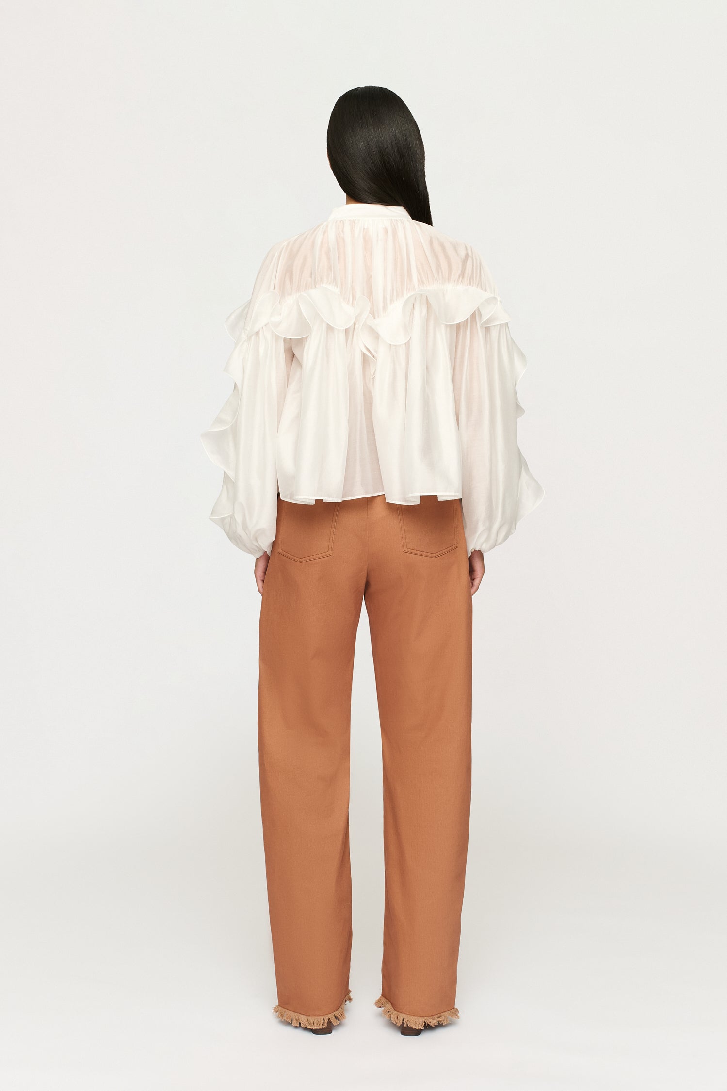 APRILE FLOUNCE SHIRT