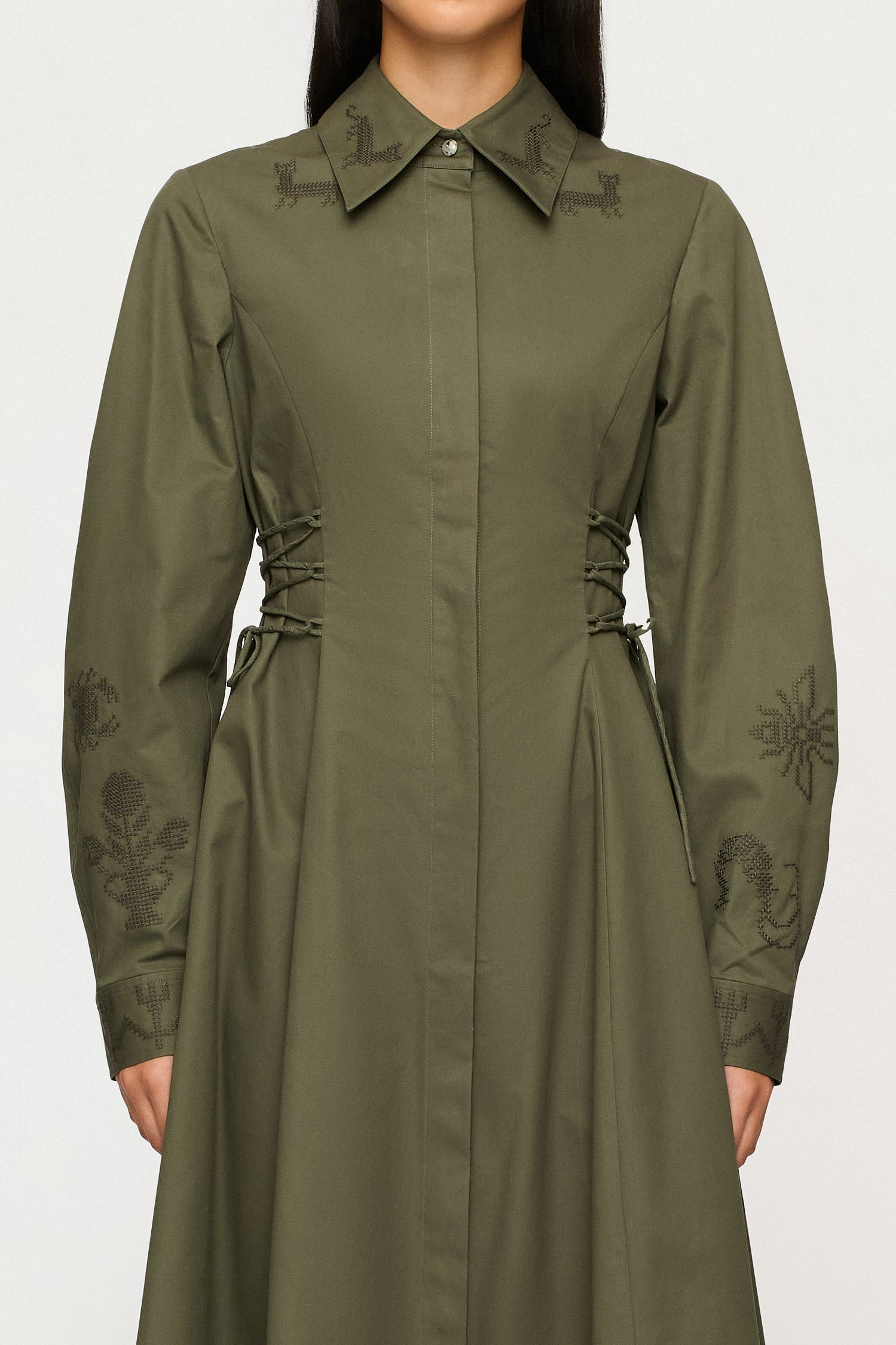 JOSEPHINE MIDI SHIRT DRESS