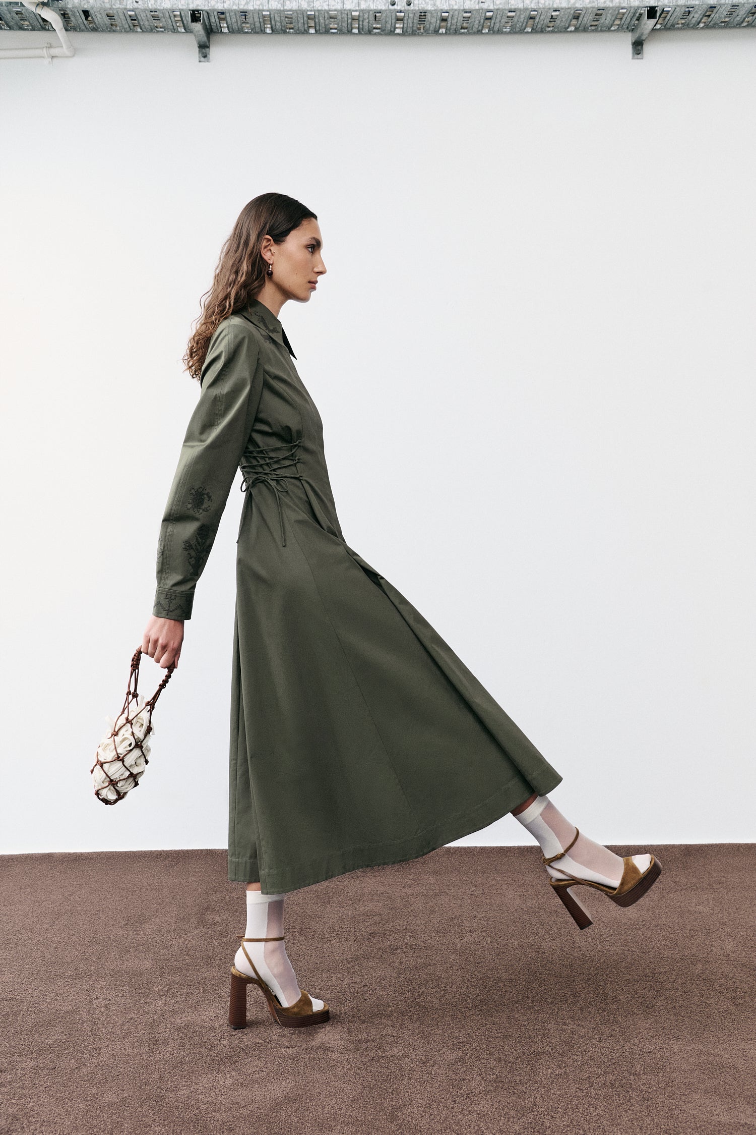 JOSEPHINE MIDI SHIRT DRESS