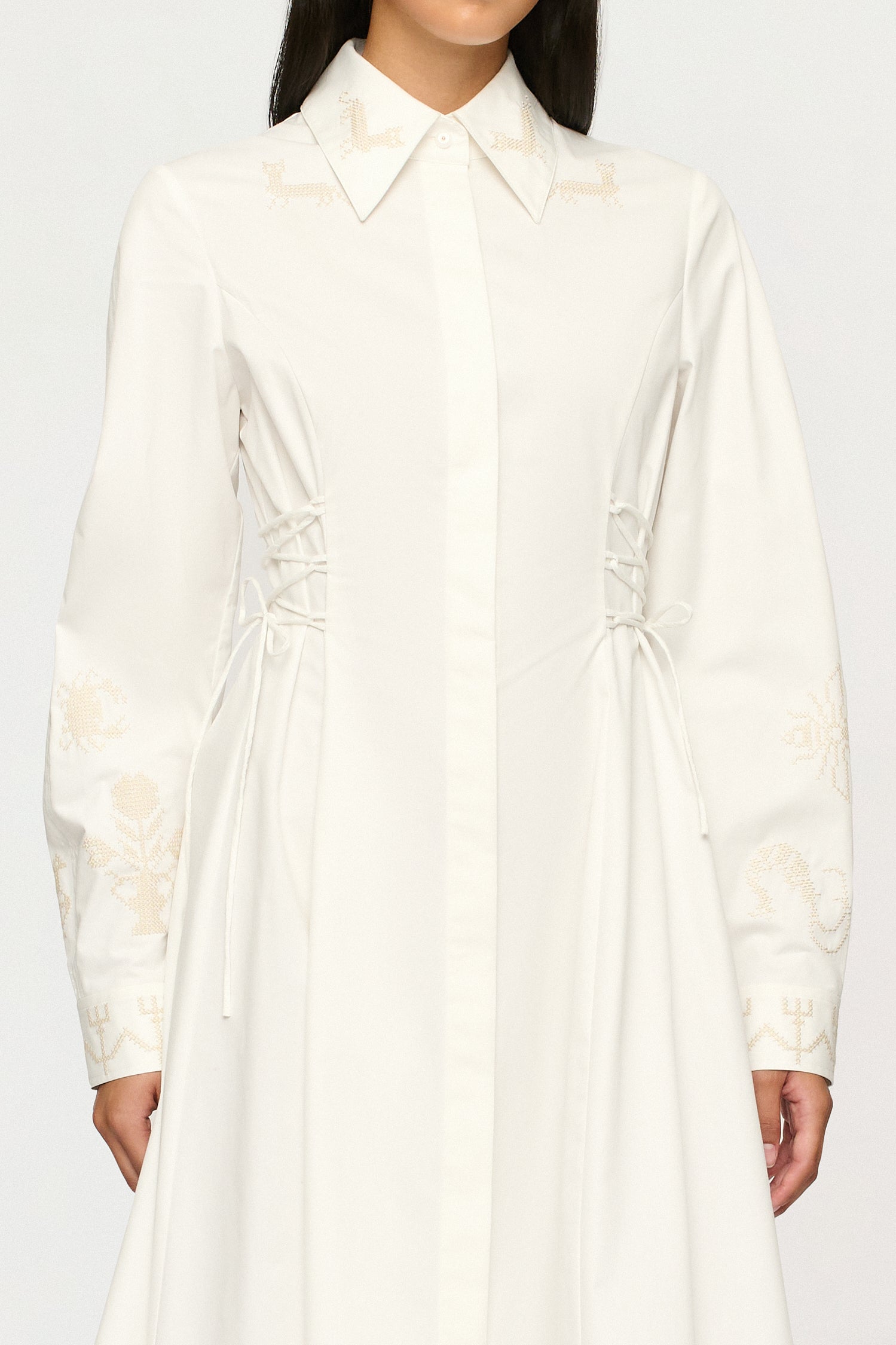 JOSEPHINE MIDI SHIRT DRESS