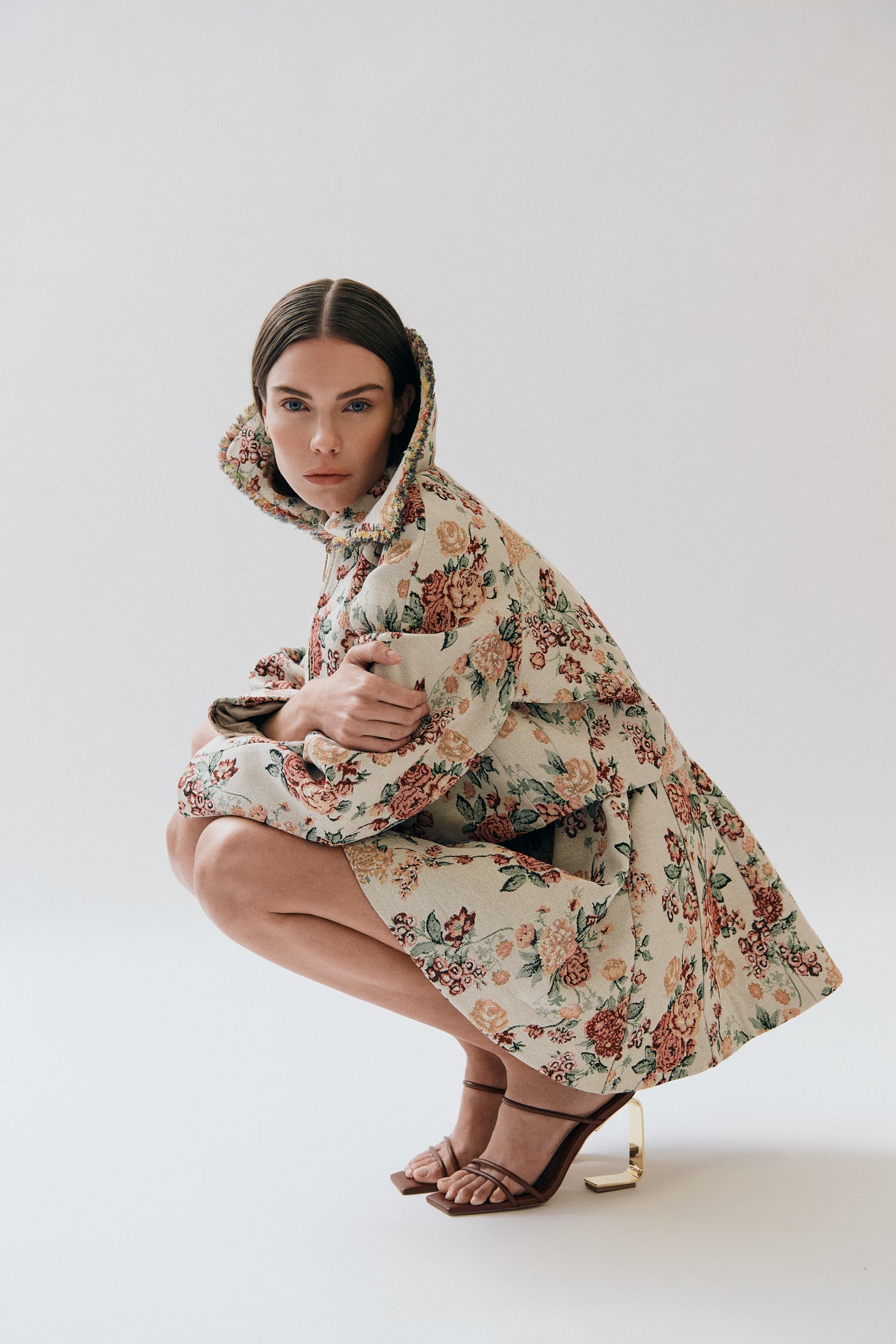 Camellia Jacket | Florelie Jacquard | Bomber Floral Print| Clea
