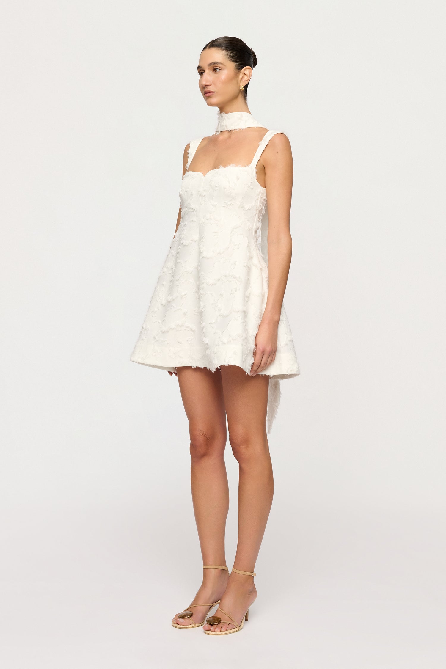 RUE JACQUARD MINI DRESS