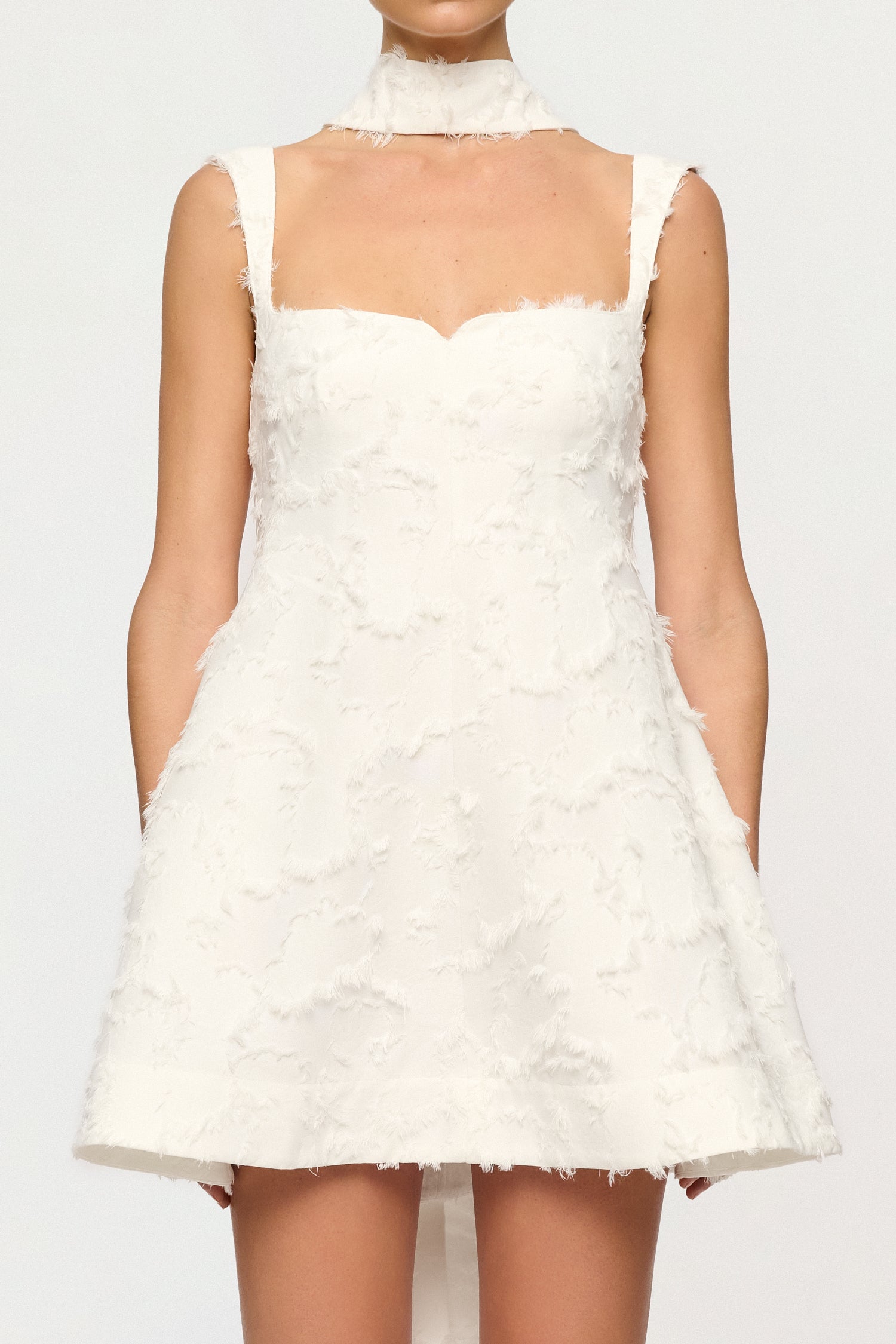 RUE JACQUARD MINI DRESS